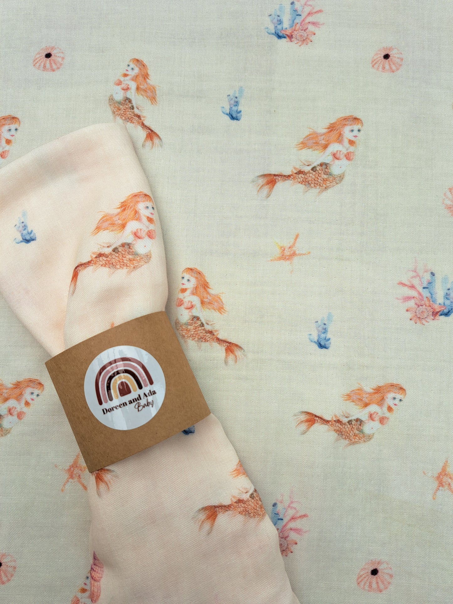 Mermaid Muslin Square