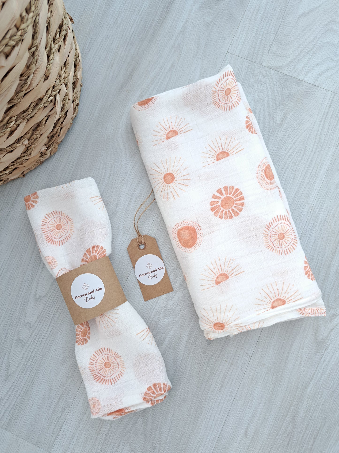 Sunshine Muslin Square or Swaddle