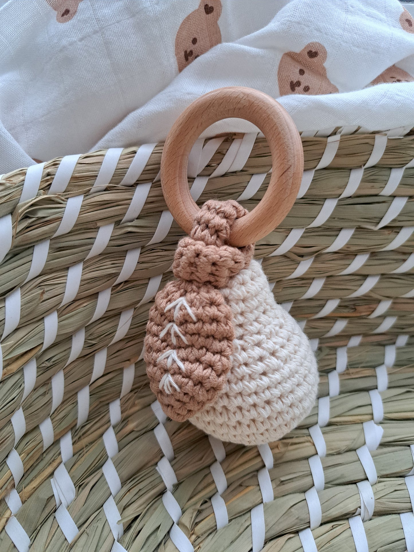 Pear Teether Rattle
