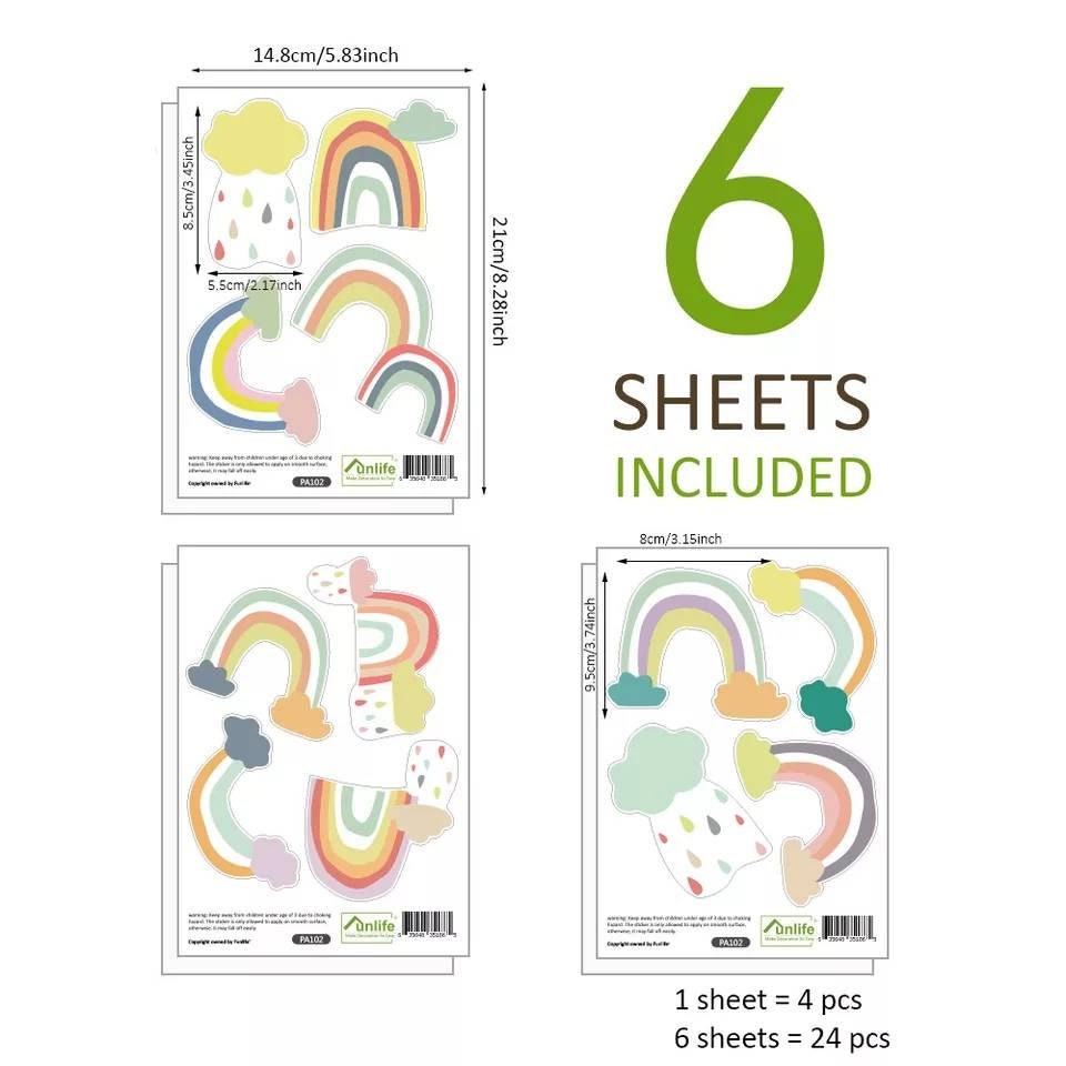 Rainbow Wall Stickers