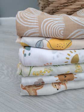 All swaddles muslin prints