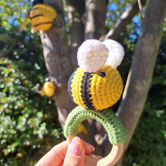 Bumblebee Teether Rattle by Doreen & Ada