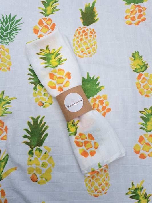 Pinapple Muslin Square