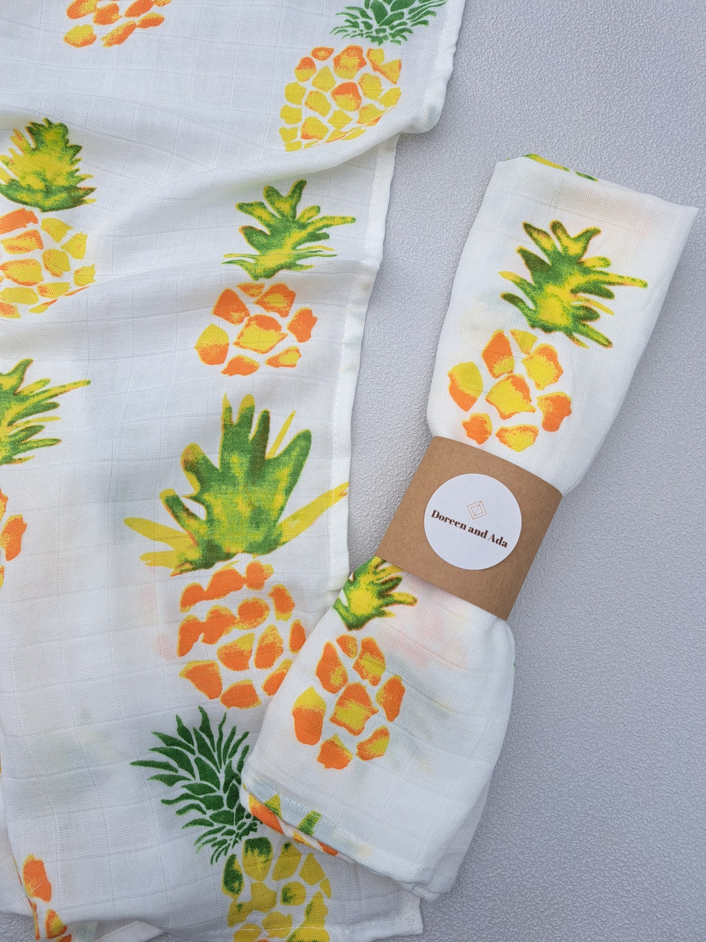 Pinapple Muslin Square