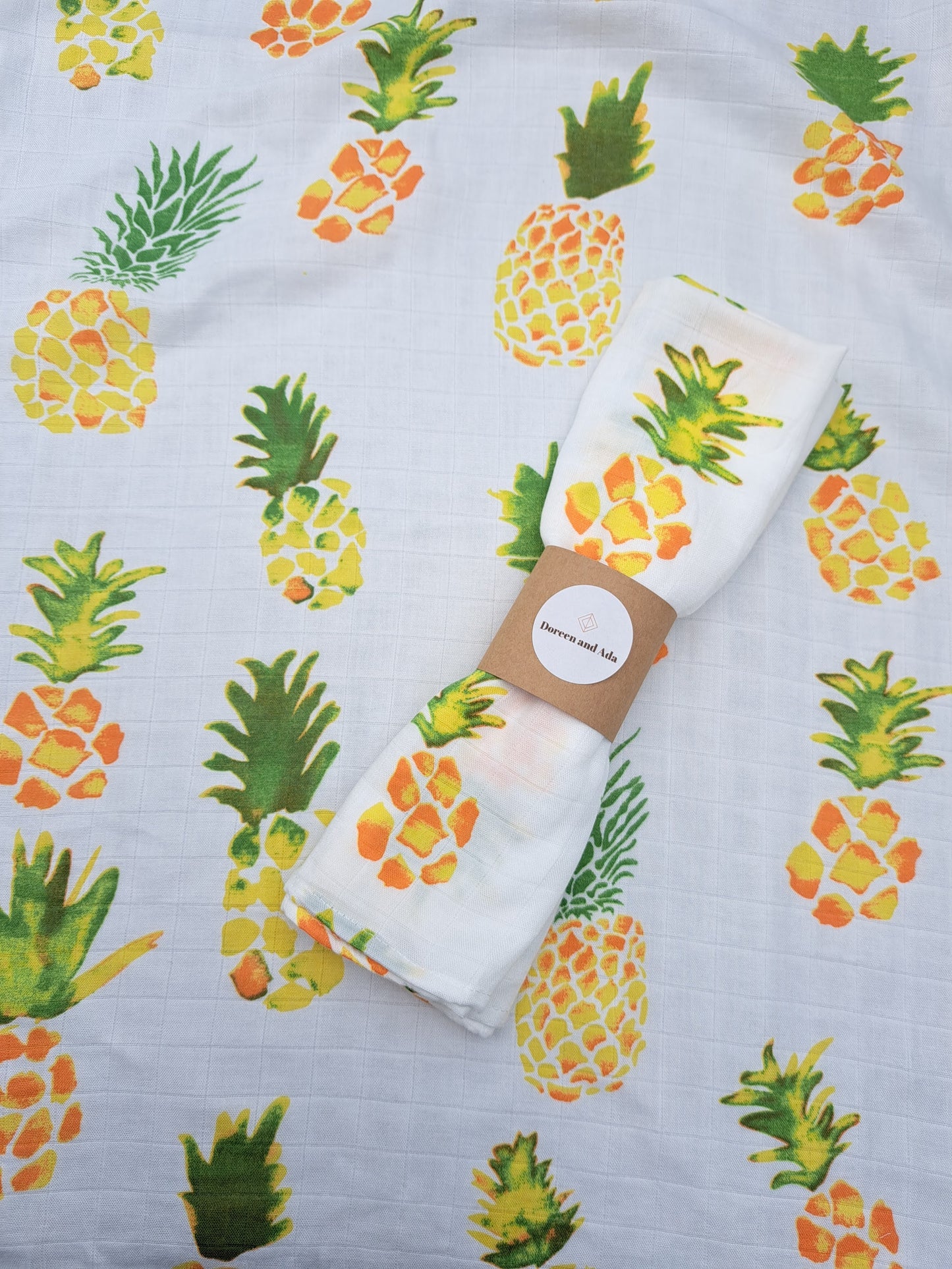 Pinapple Muslin Square