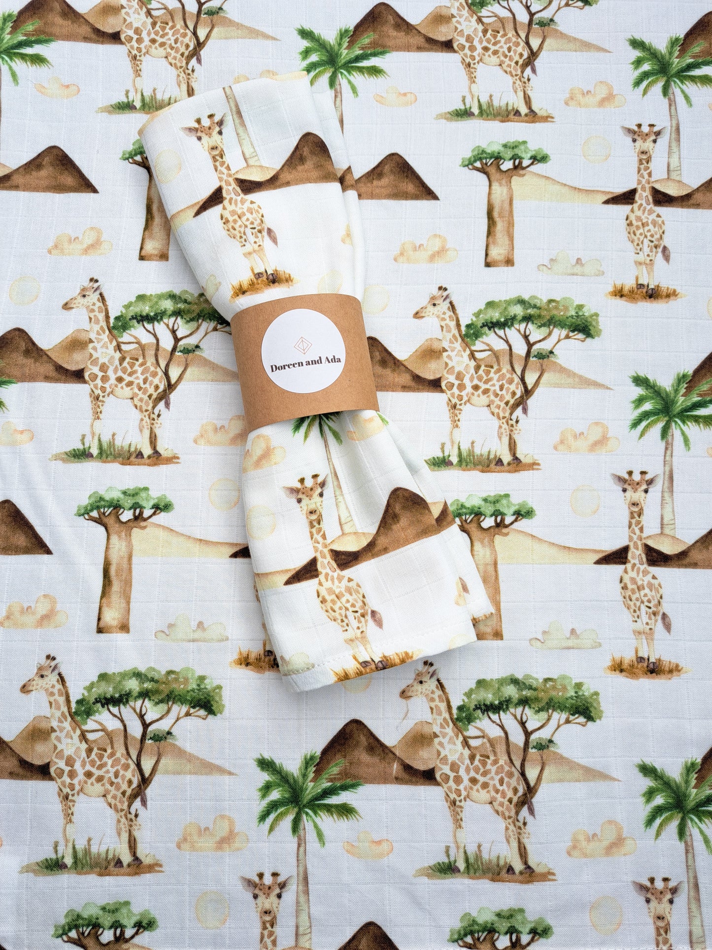 Giraffe on Safari Design