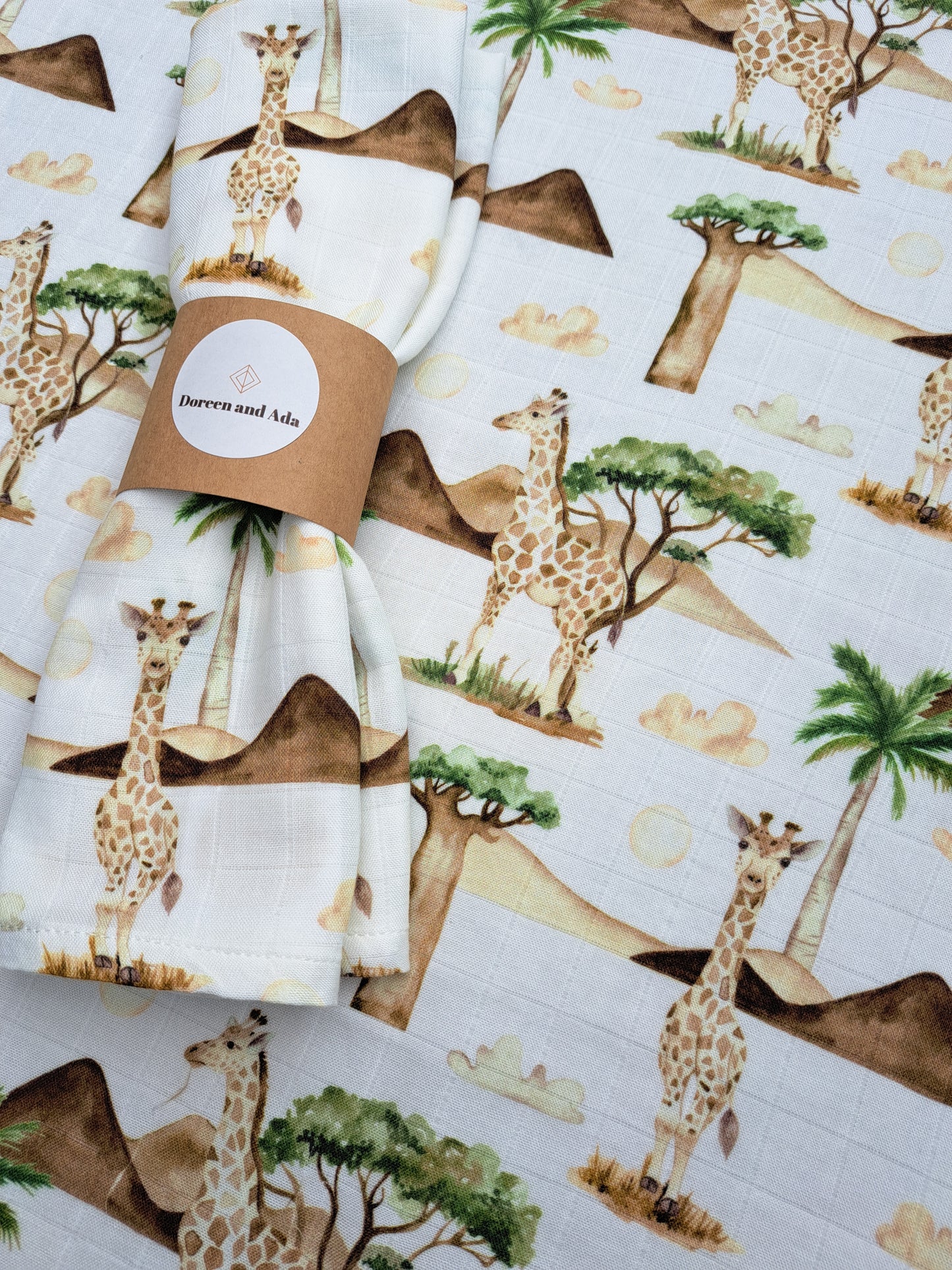 Giraffe on Safari Design