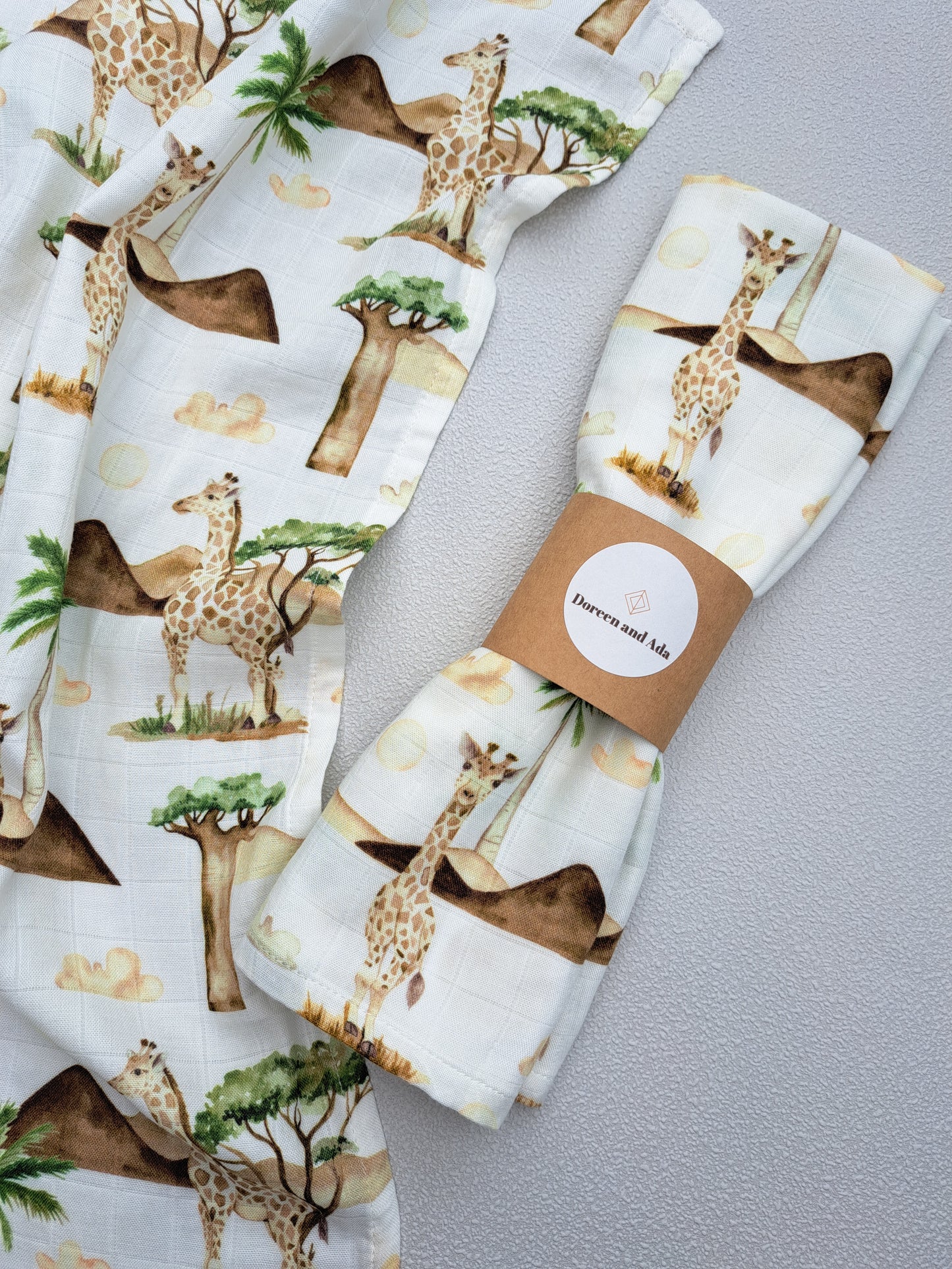 Giraffe on Safari Design