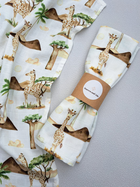 Giraffe on Safari Design