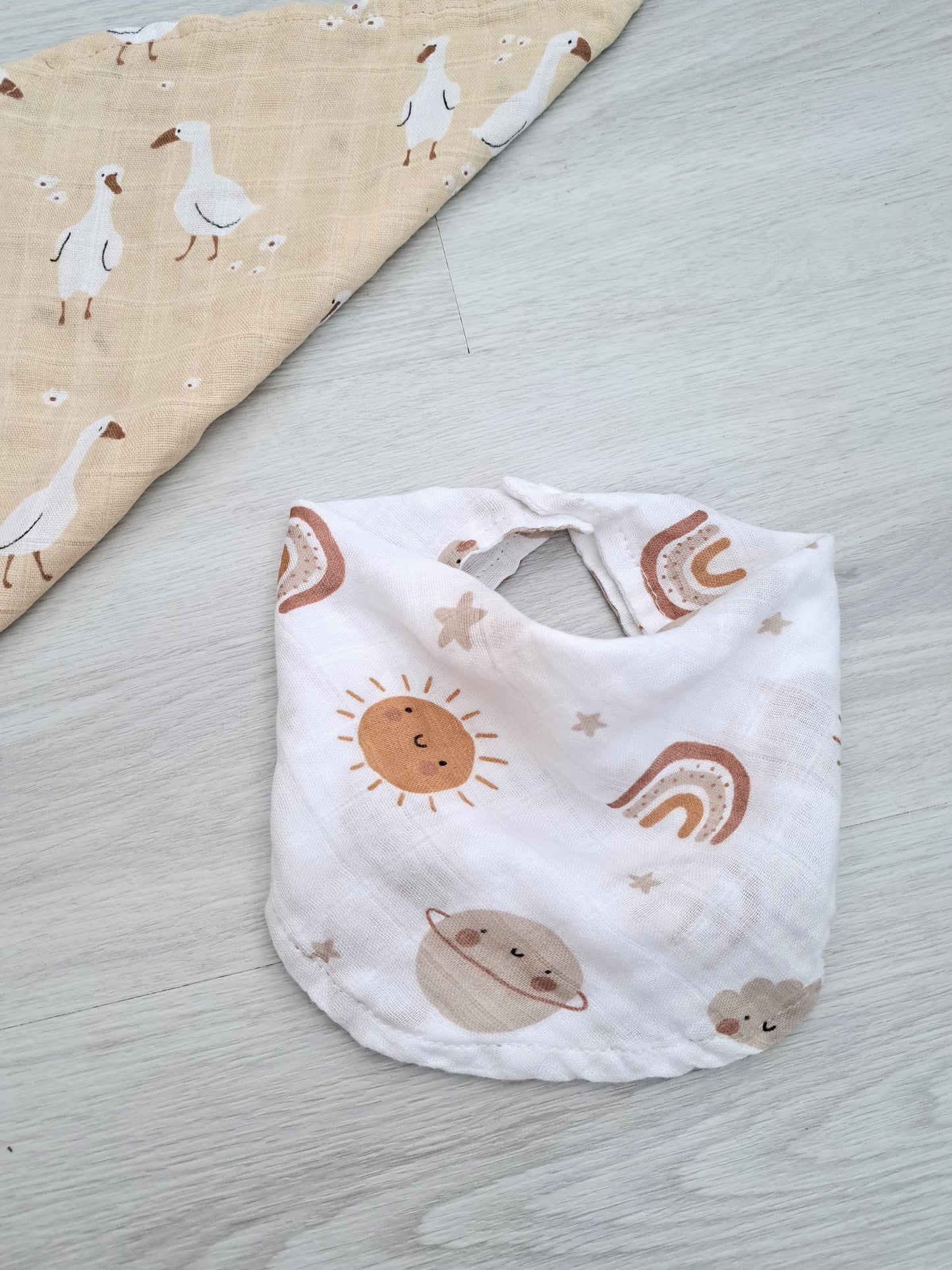 Muslin Bandana Style Dribble Bibs