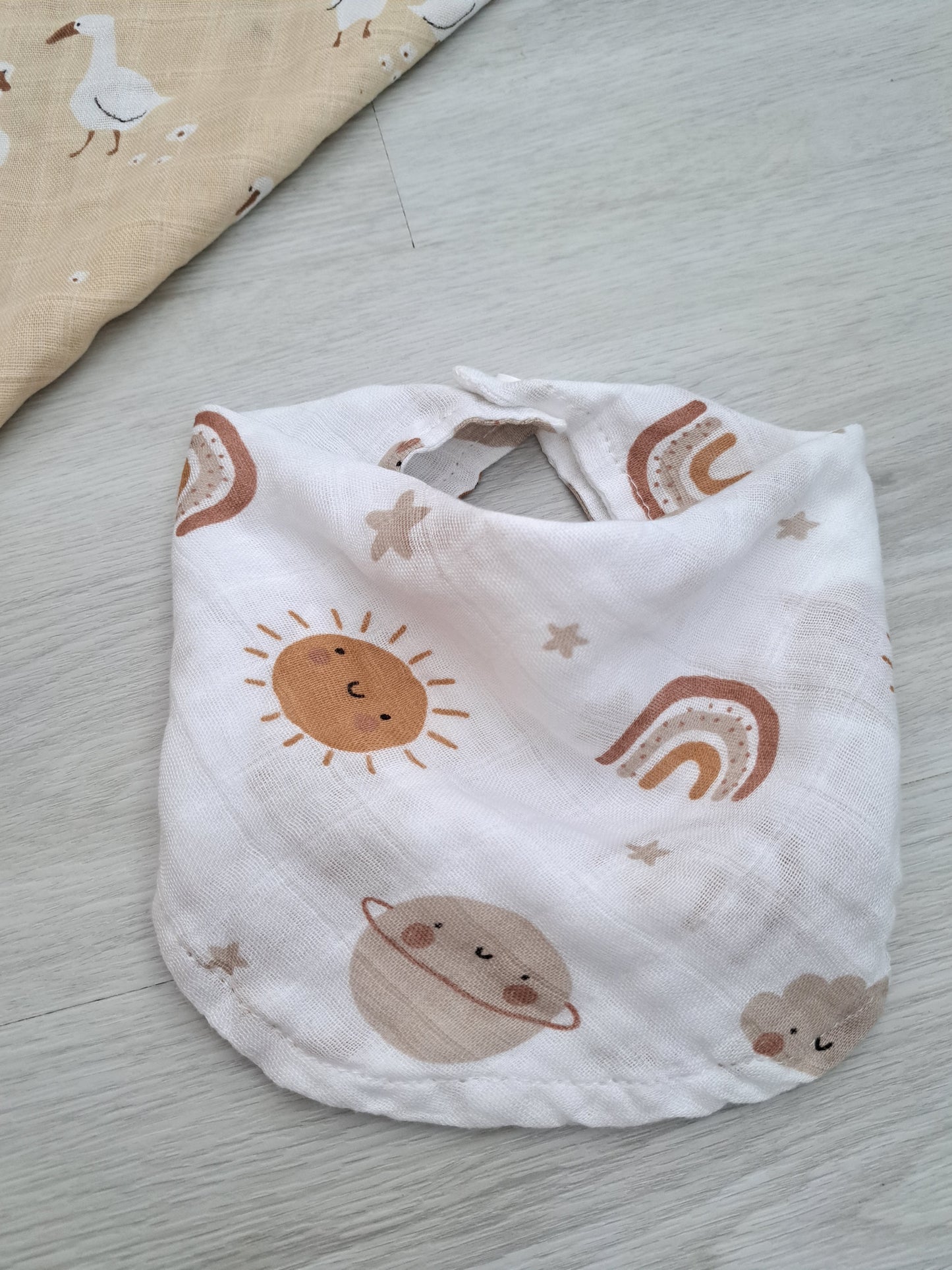 Muslin Bandana Style Dribble Bibs