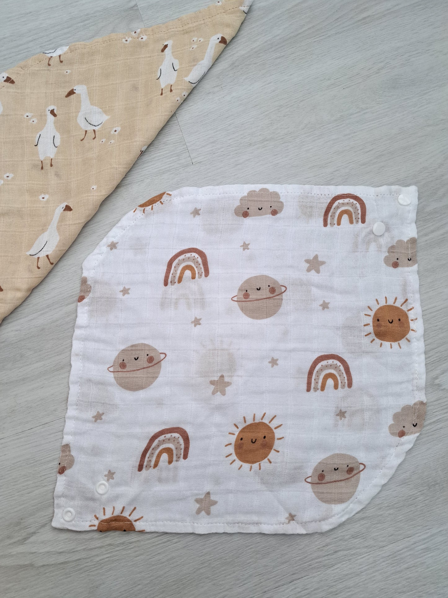 Muslin Bandana Style Dribble Bibs