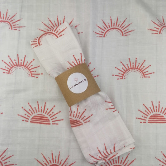 Sun Muslin Square by Doreen & Ada