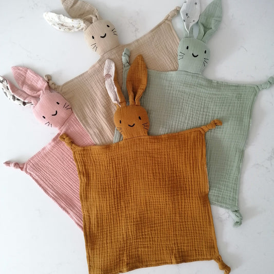 Pattern Rabbit Bunny Comforter by Doreen & Ada