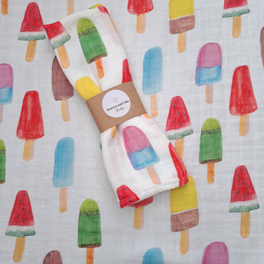 Ice Cream Muslin Square by Doreen & Ada
