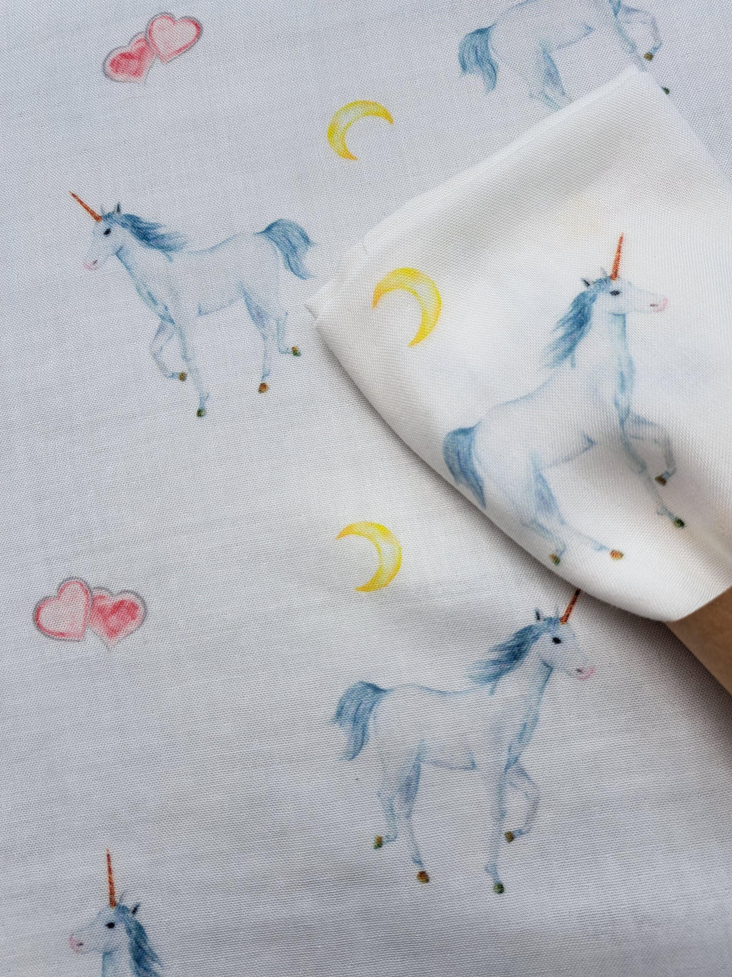 Unicorns Muslin Square