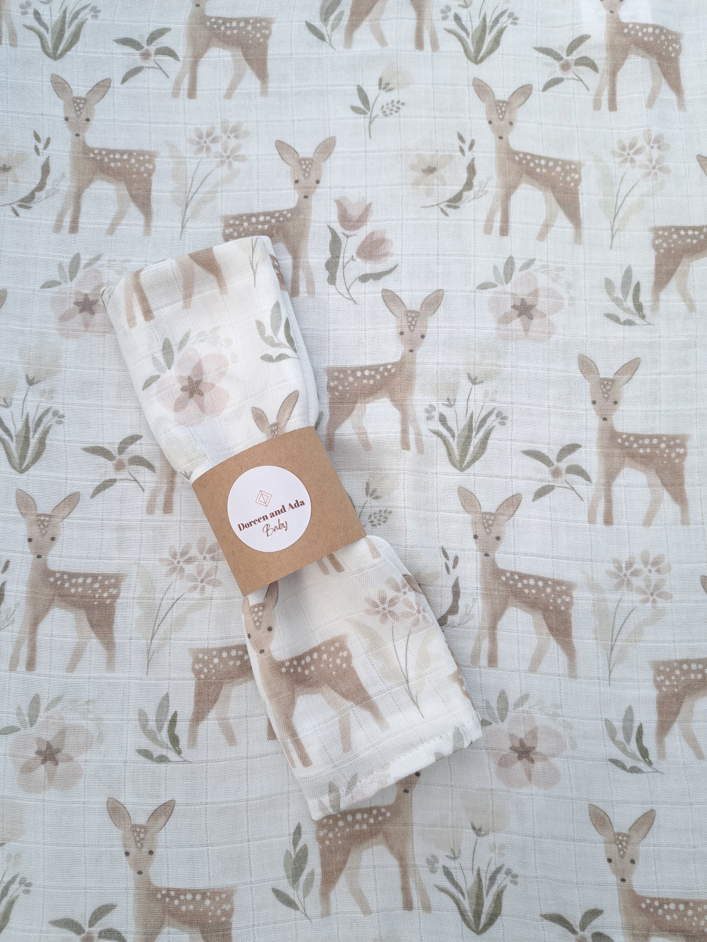 Deer Muslin Square