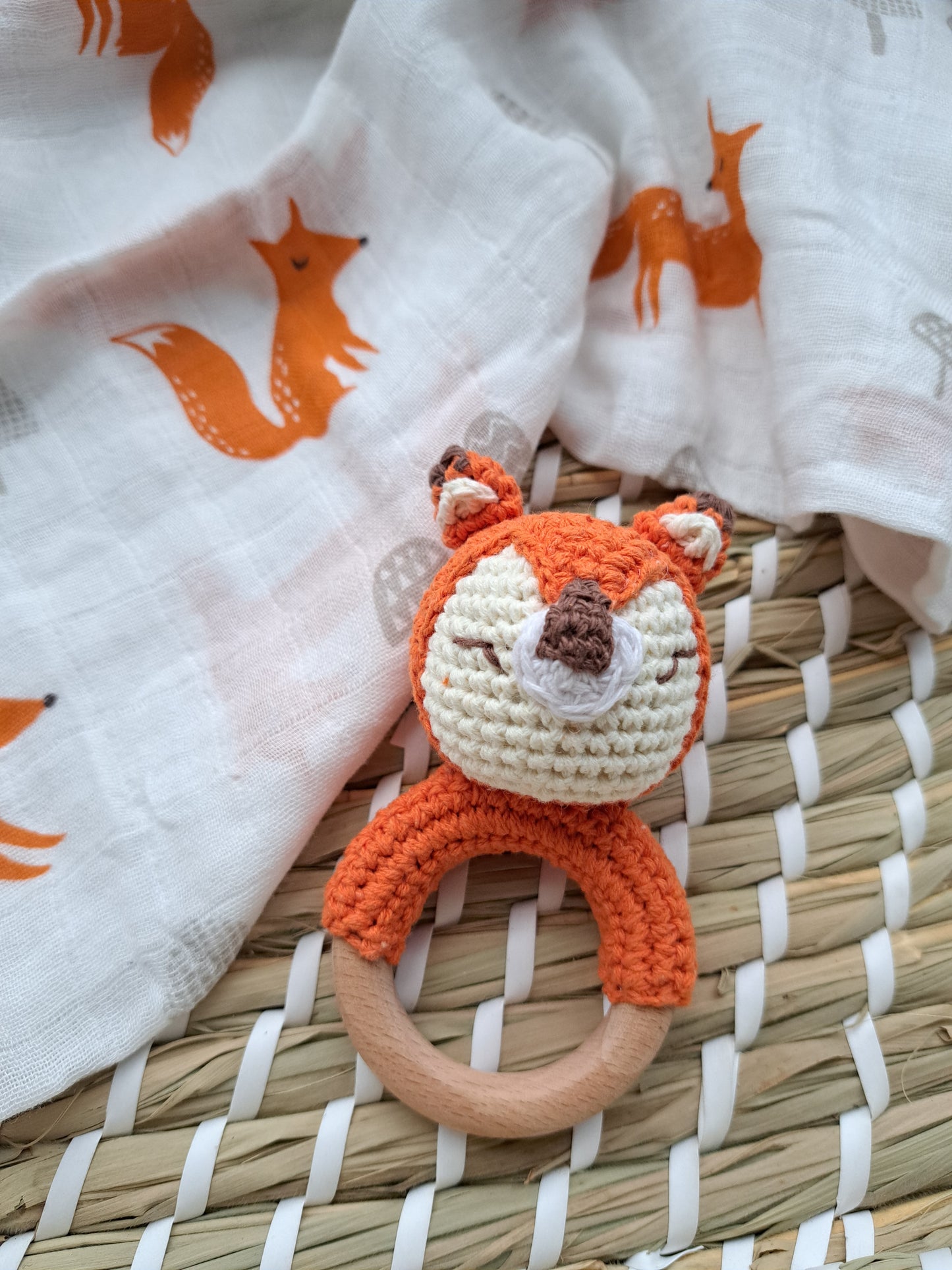 Fox Teether Rattle