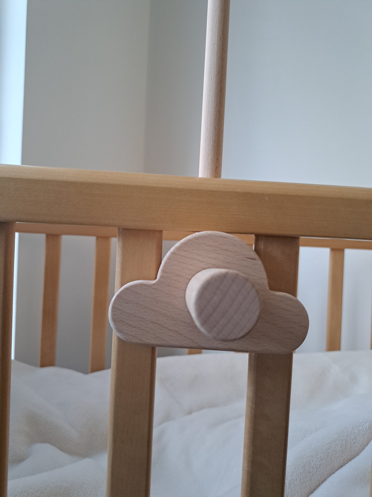Wooden Cloud Baby Mobile Arm Bracket