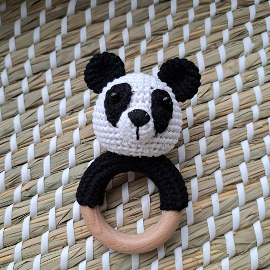 Panda Teether Rattle by Doreen & Ada