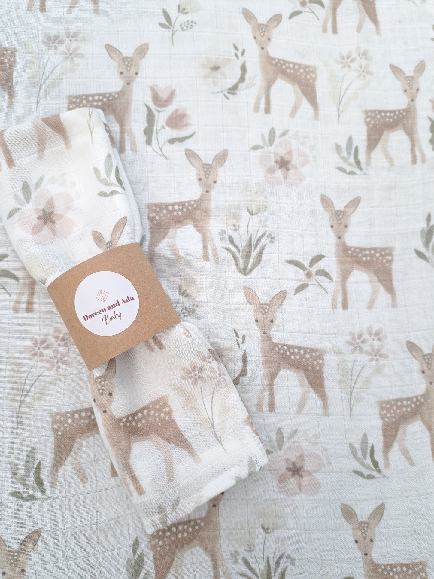 Deer Muslin Square