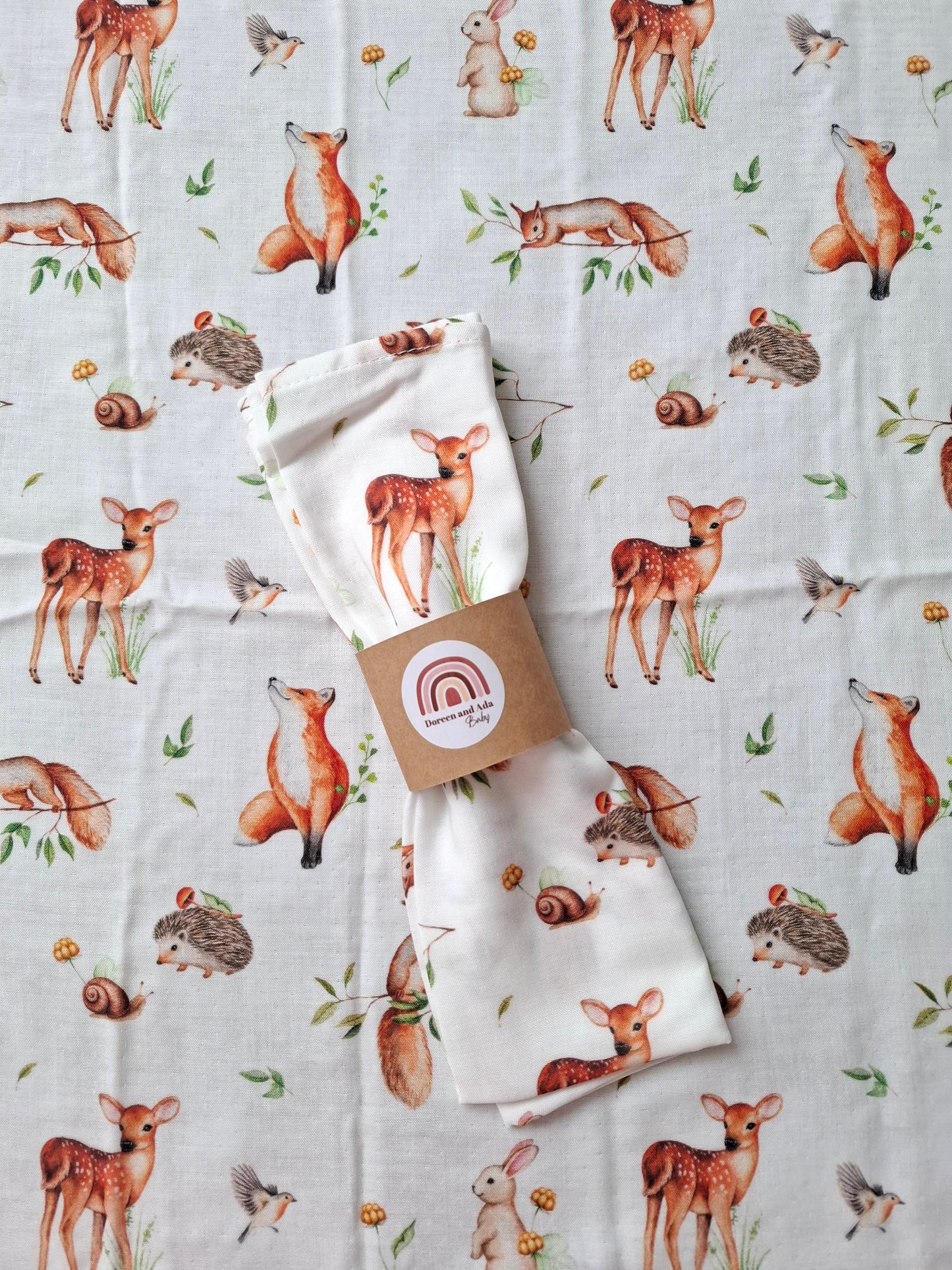 Little Forest Friends Muslin Square