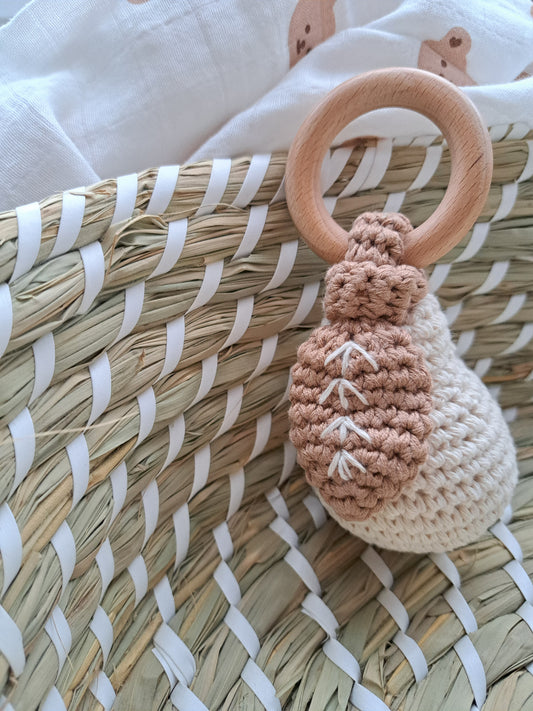 Pear Teether Rattle