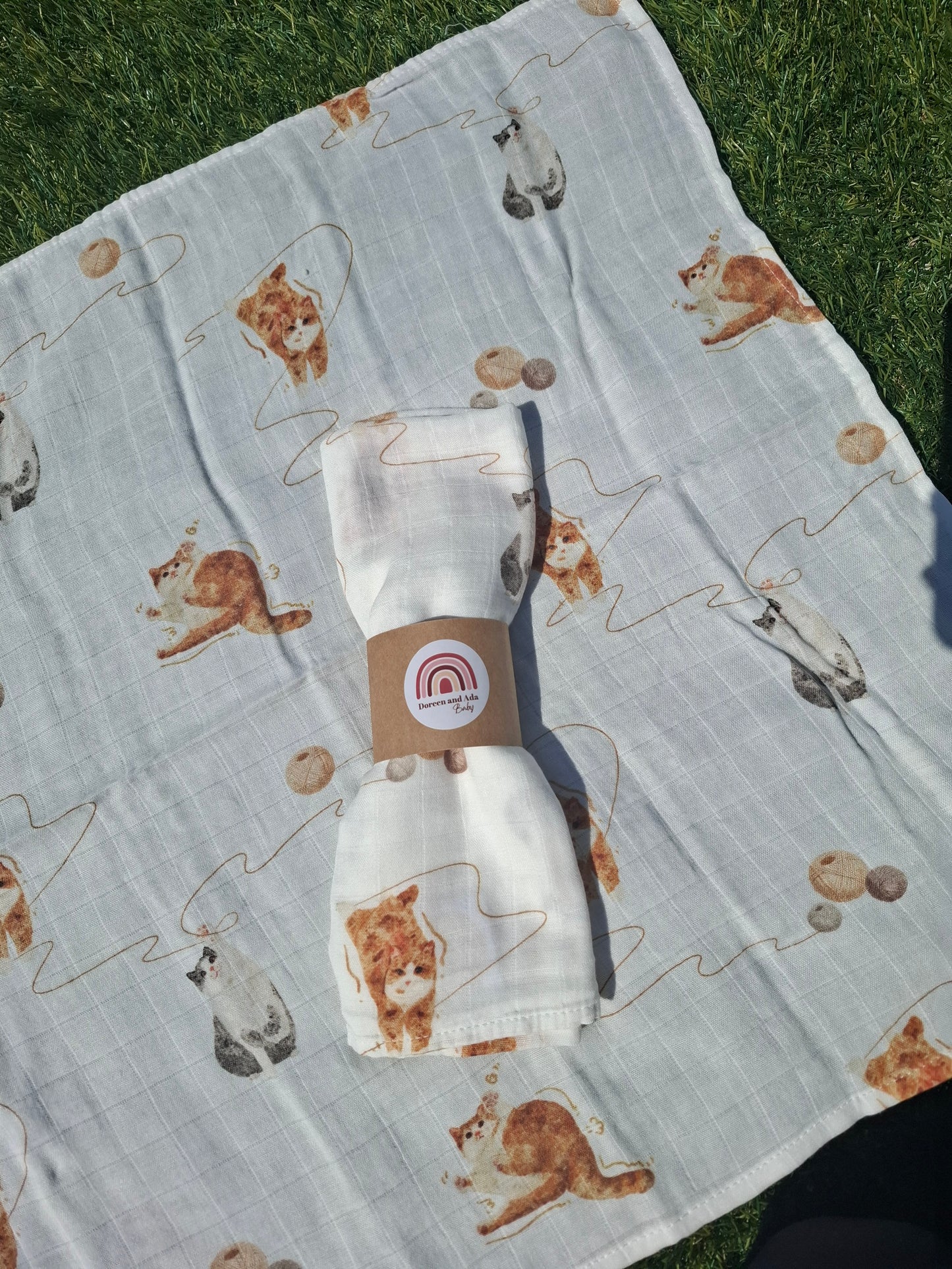 Cat Lovers Muslin Square