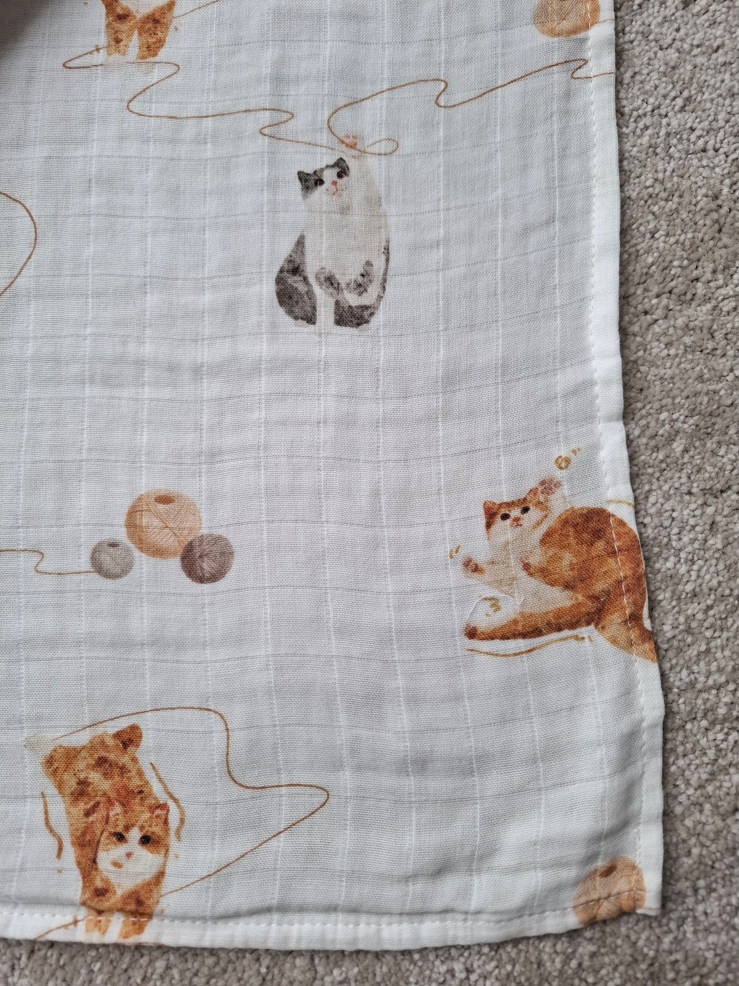 Cat Lovers Muslin Square