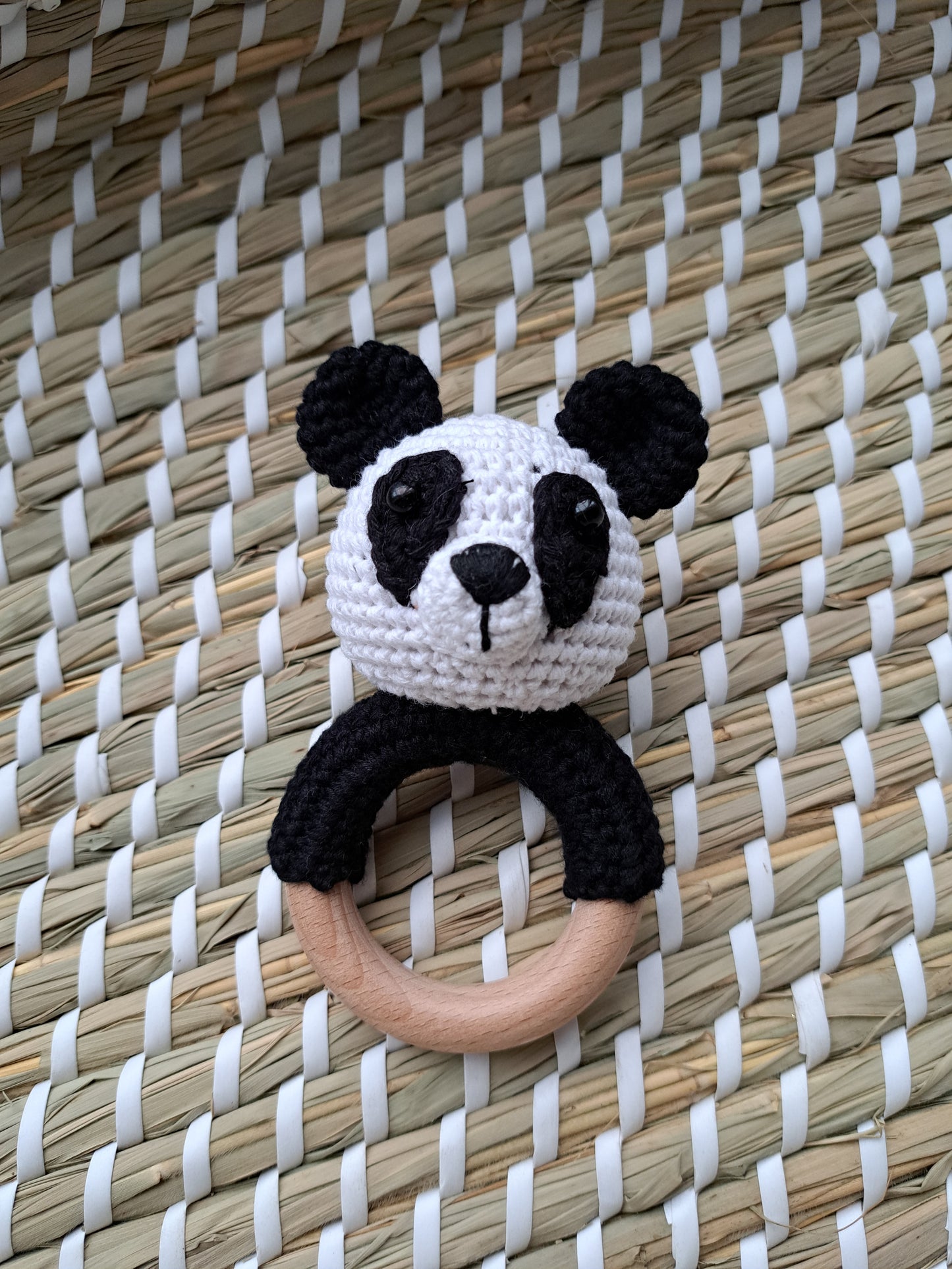 Panda Teether Rattle