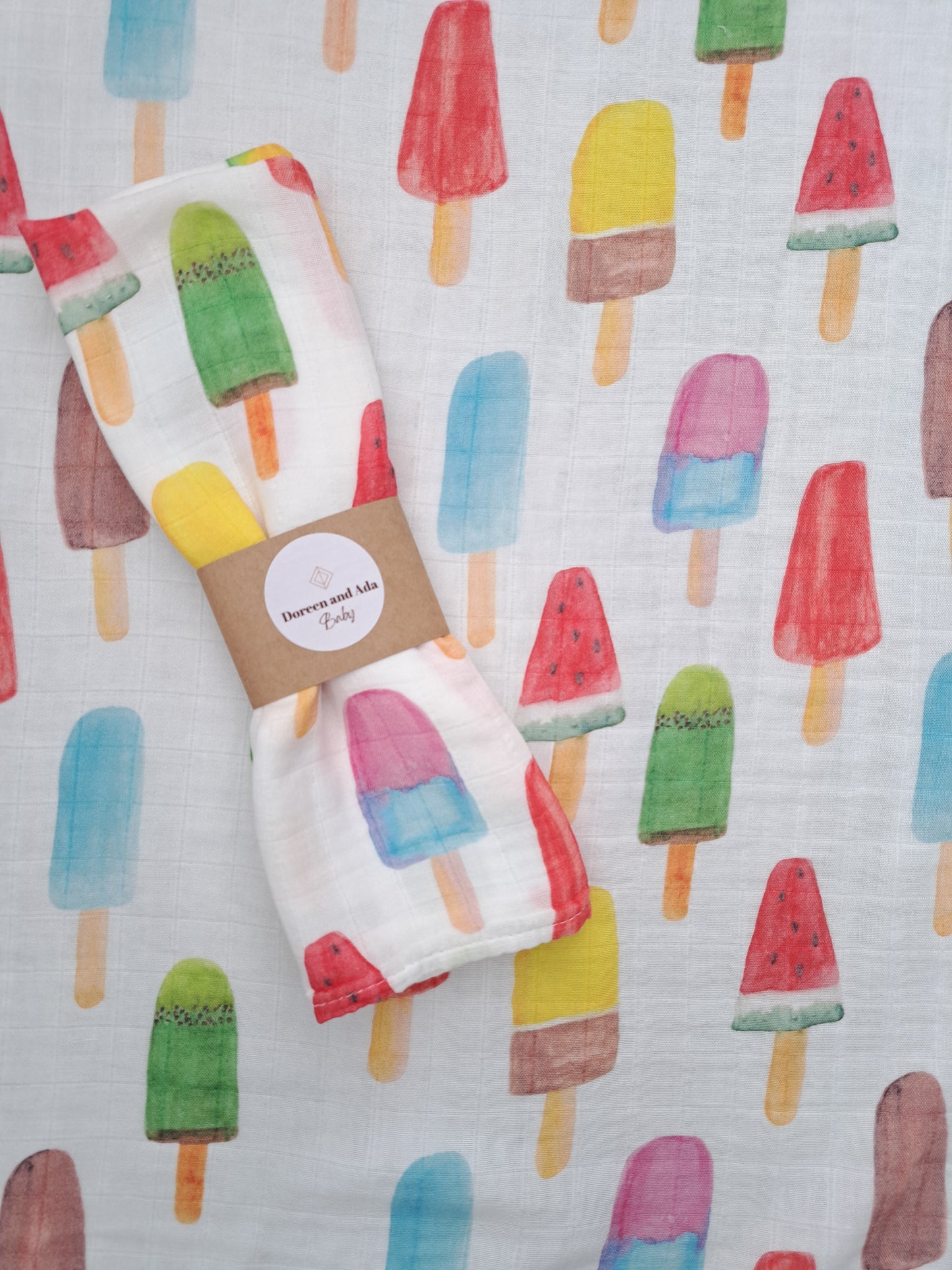 Ice Cream Muslin Square