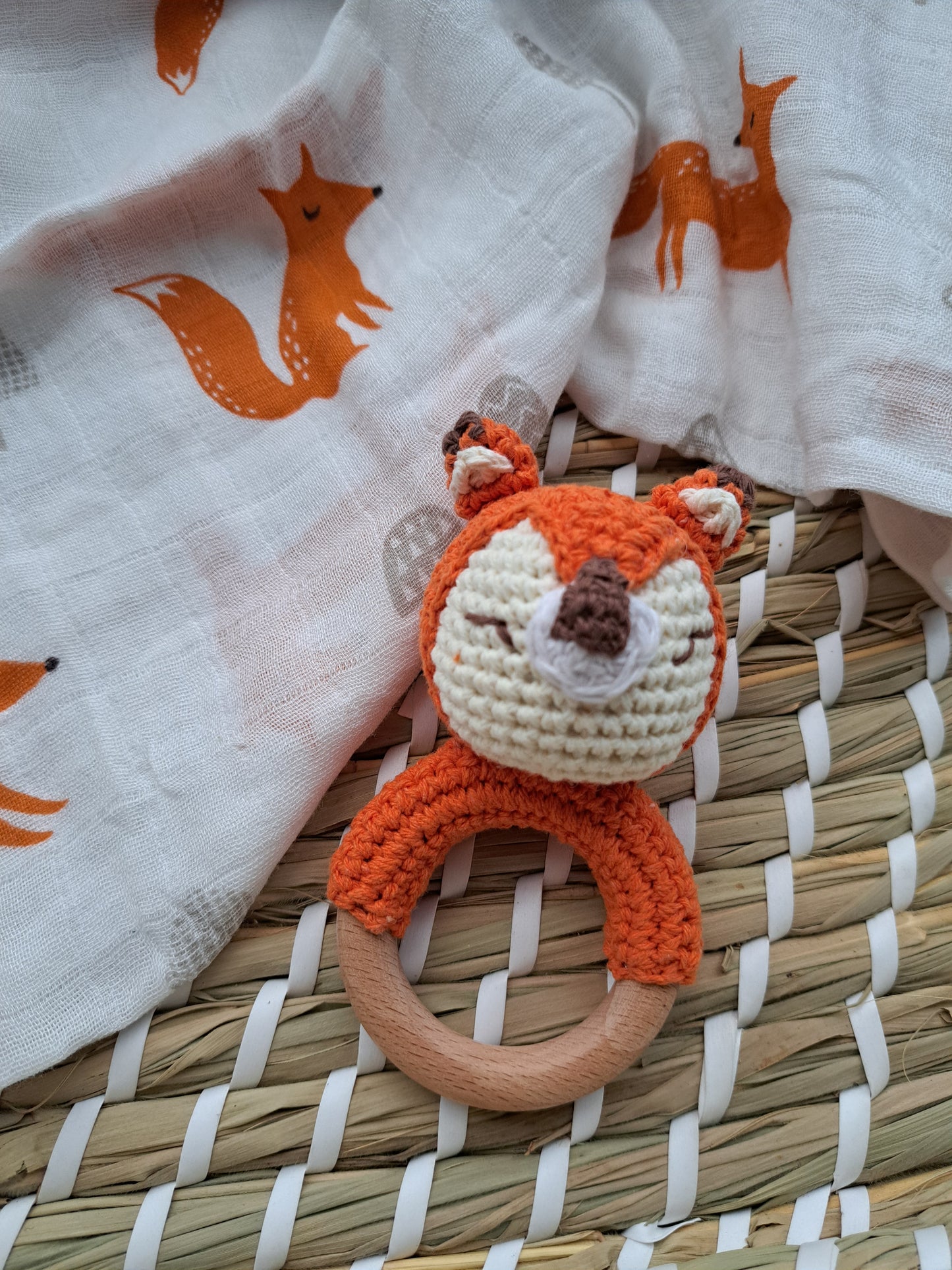 Fox Teether Rattle