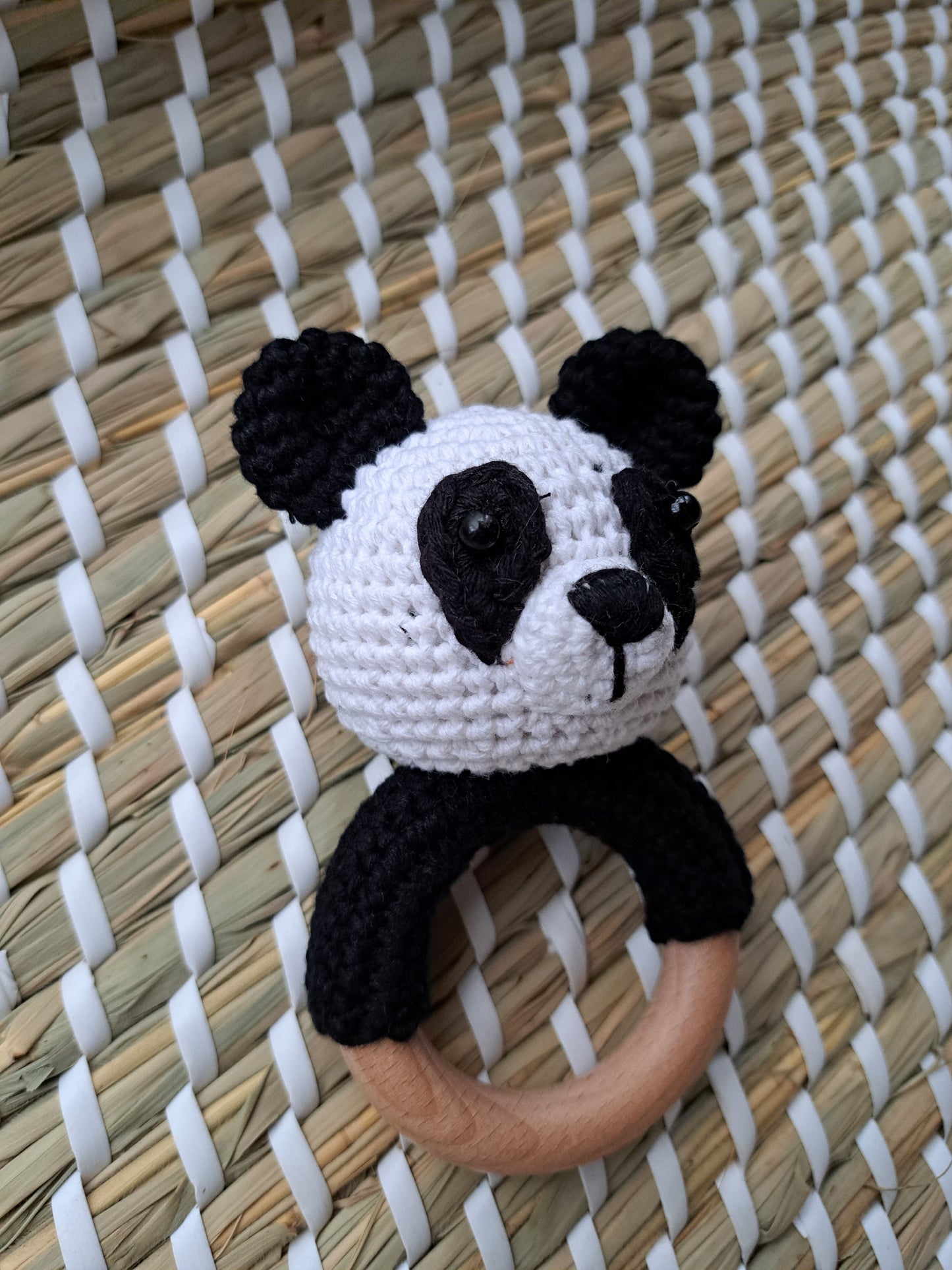 Panda Teether Rattle