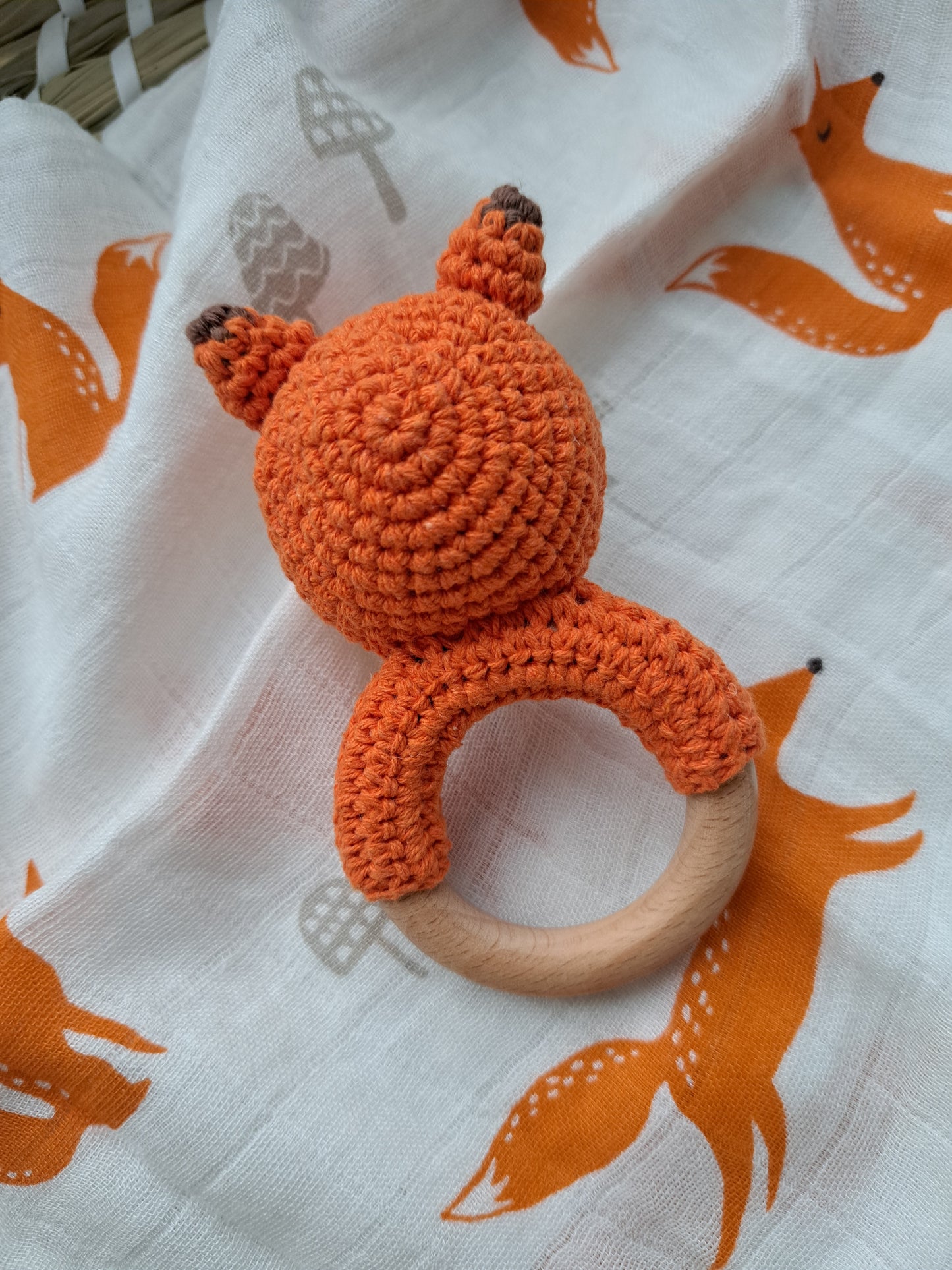 Fox Teether Rattle