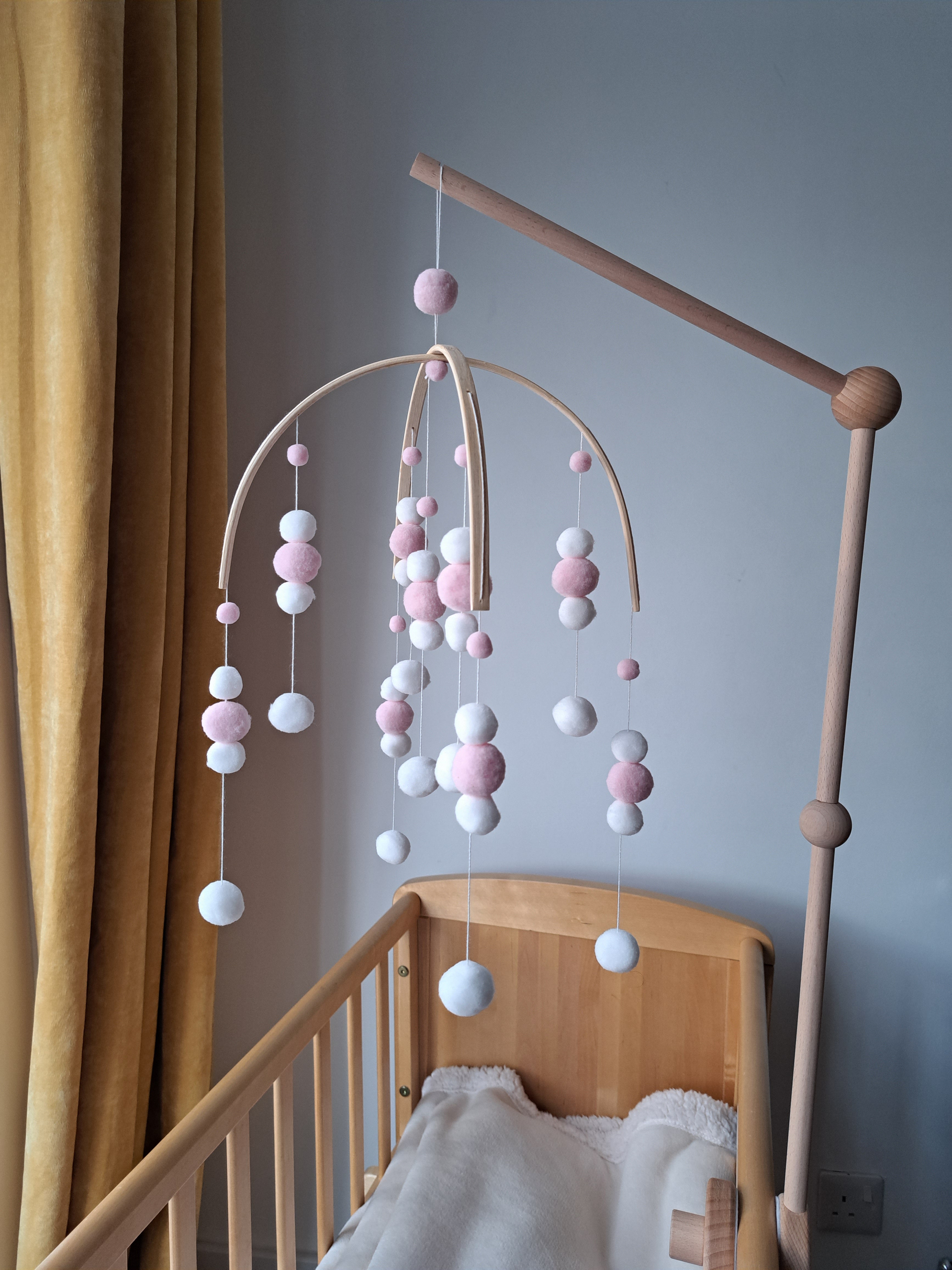 Pom pom crib mobile hotsell