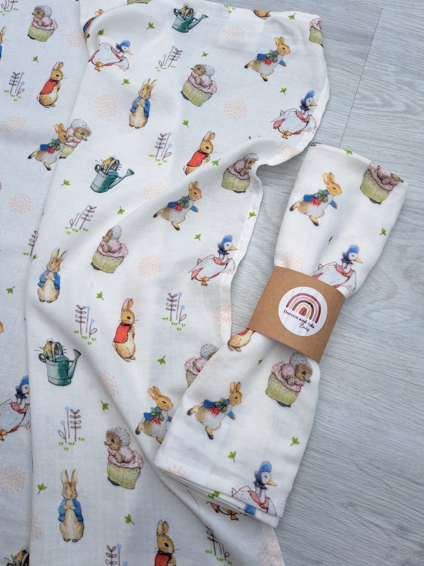 Beatrix Potter Peter Rabbit Muslin Square