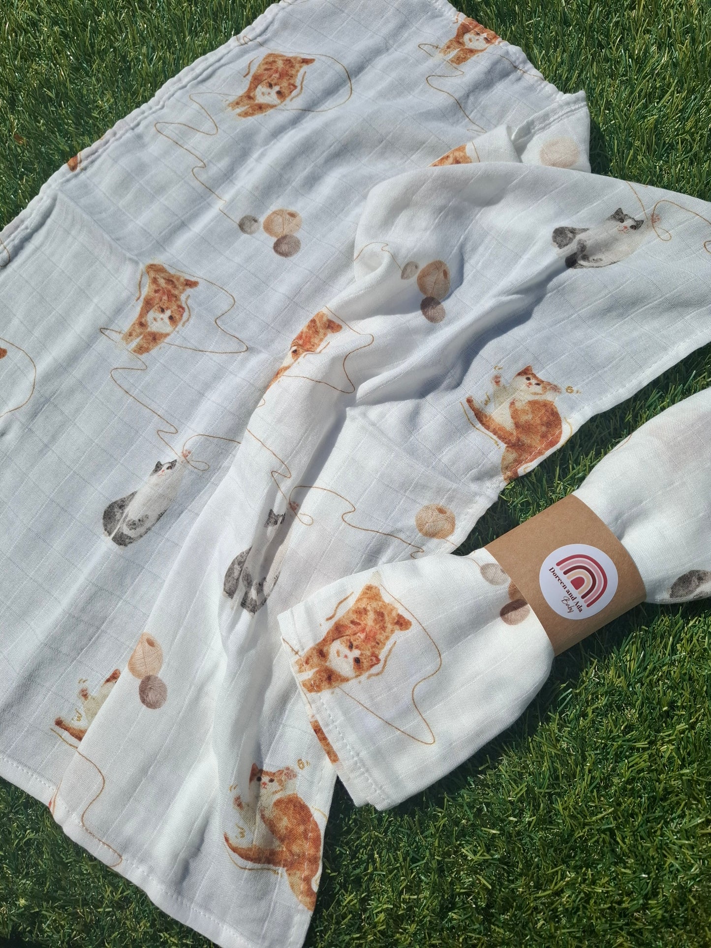 Cat Lovers Muslin Square