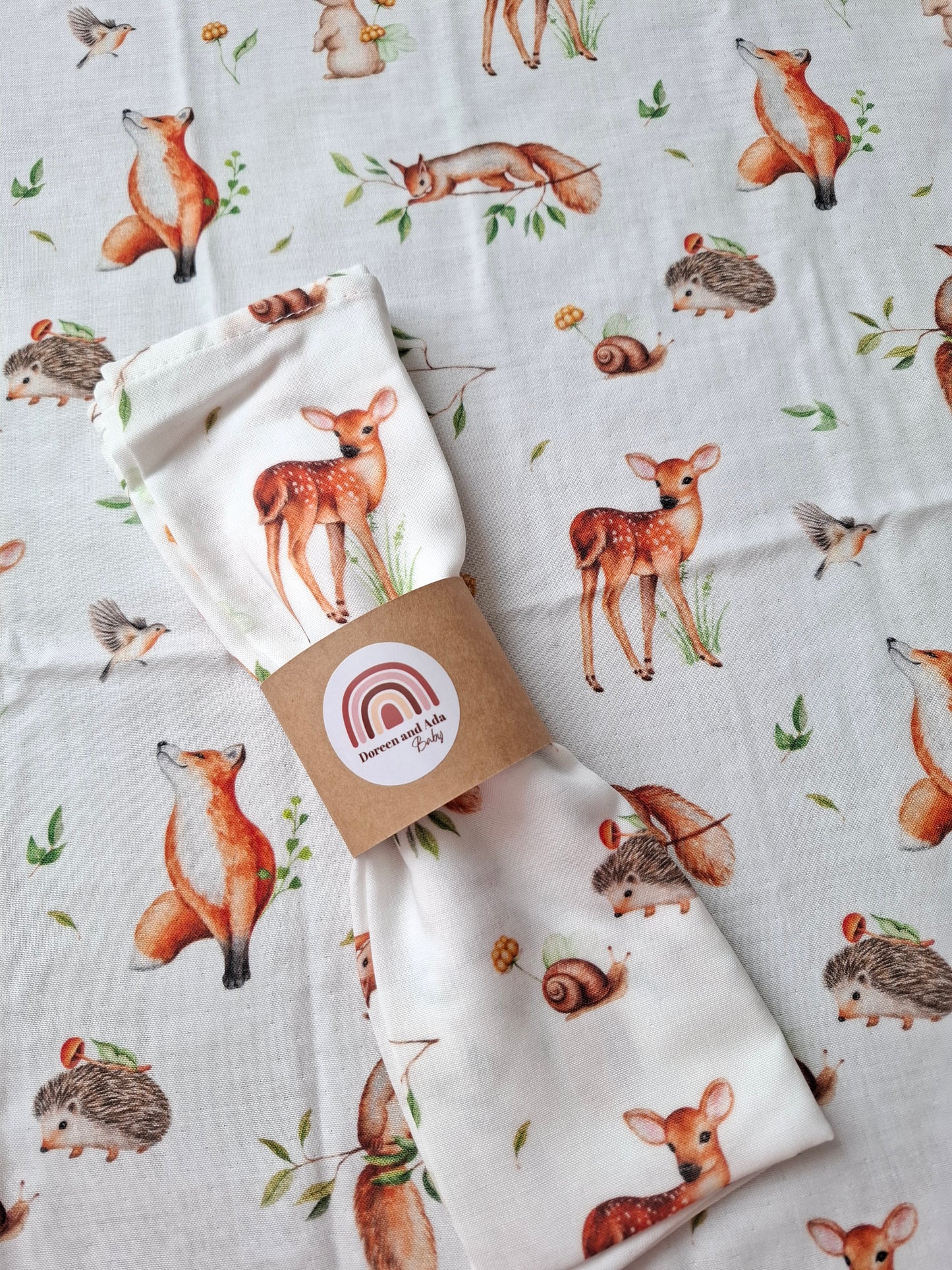 Little Forest Friends Muslin Square