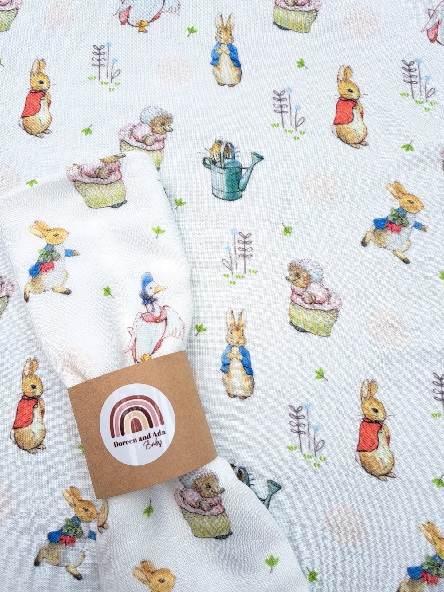 Beatrix Potter Peter Rabbit Muslin Square