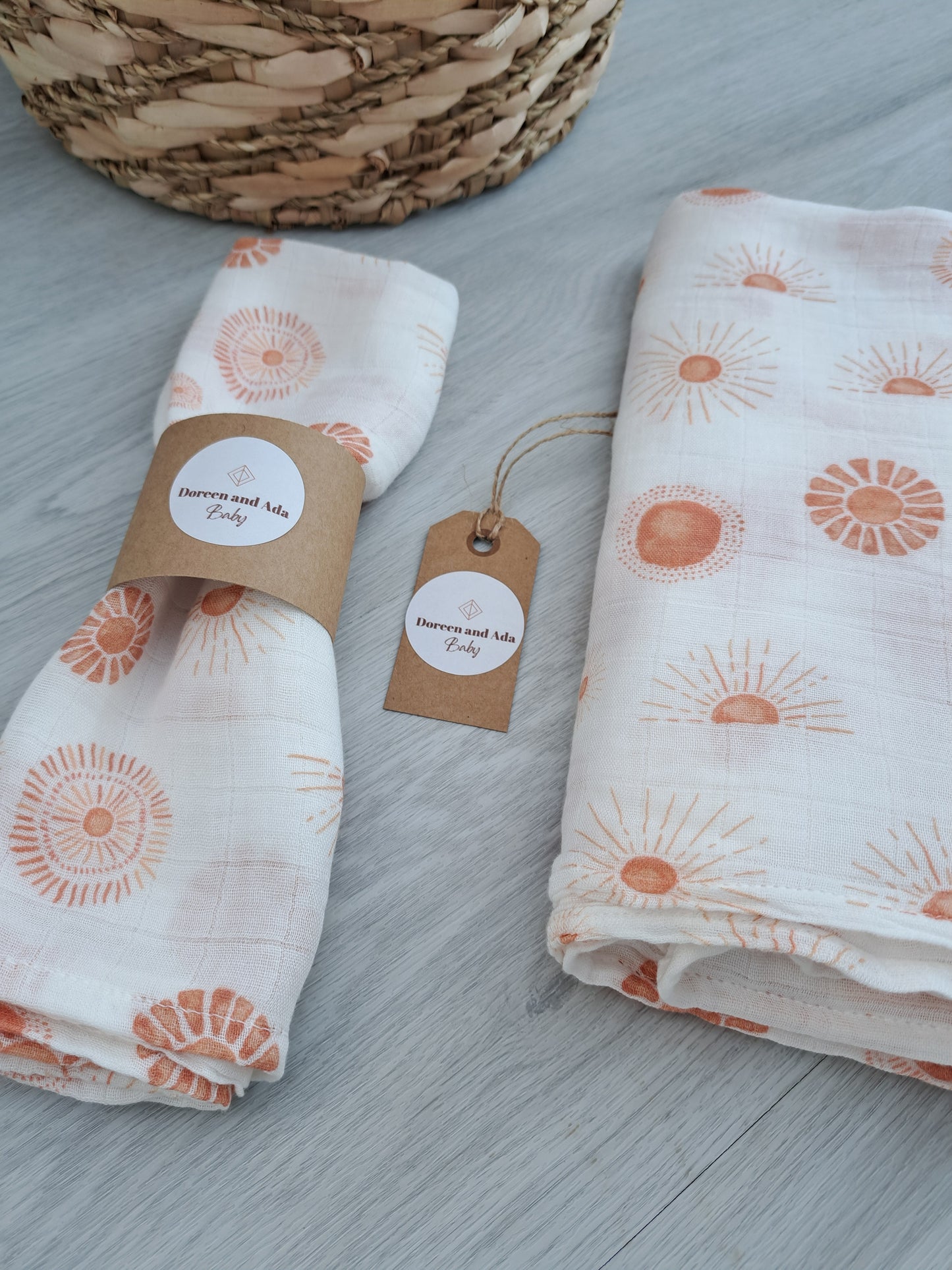 Sunshine Muslin Square or Swaddle