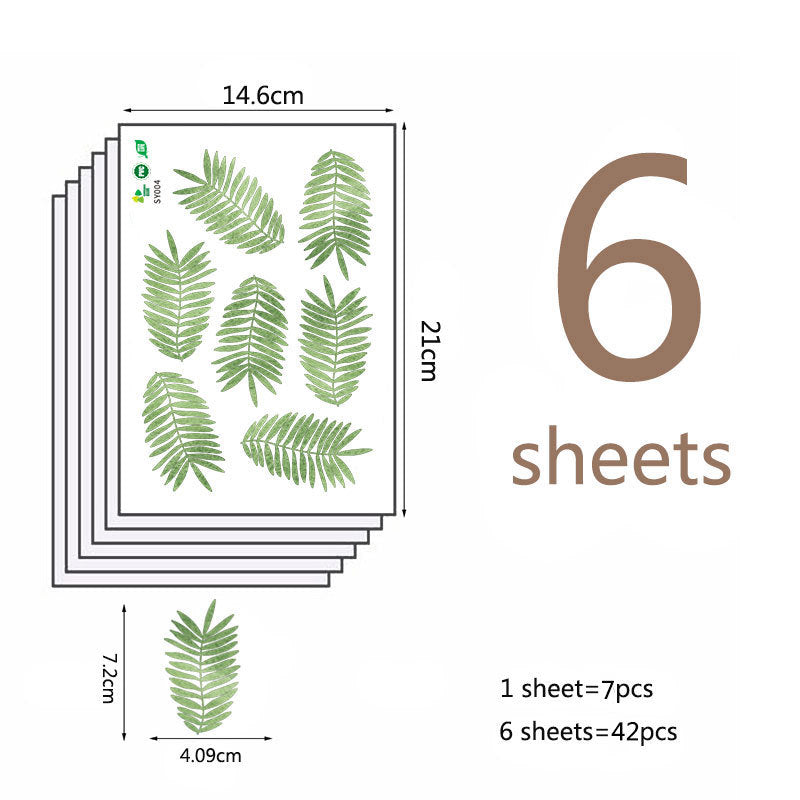 Botanical Leaf Wall Stickers