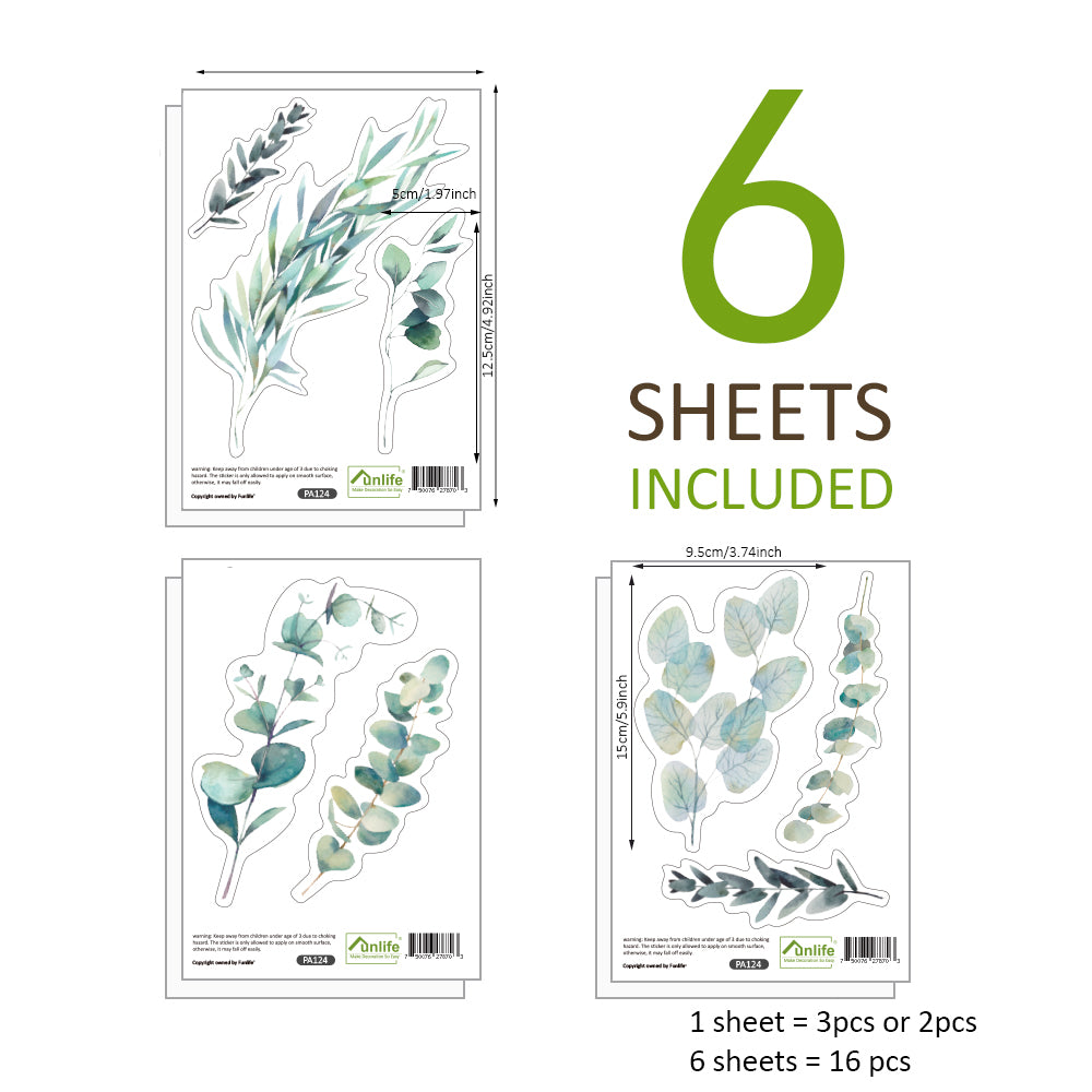 Leaf Eucalyptus Decals Stickers