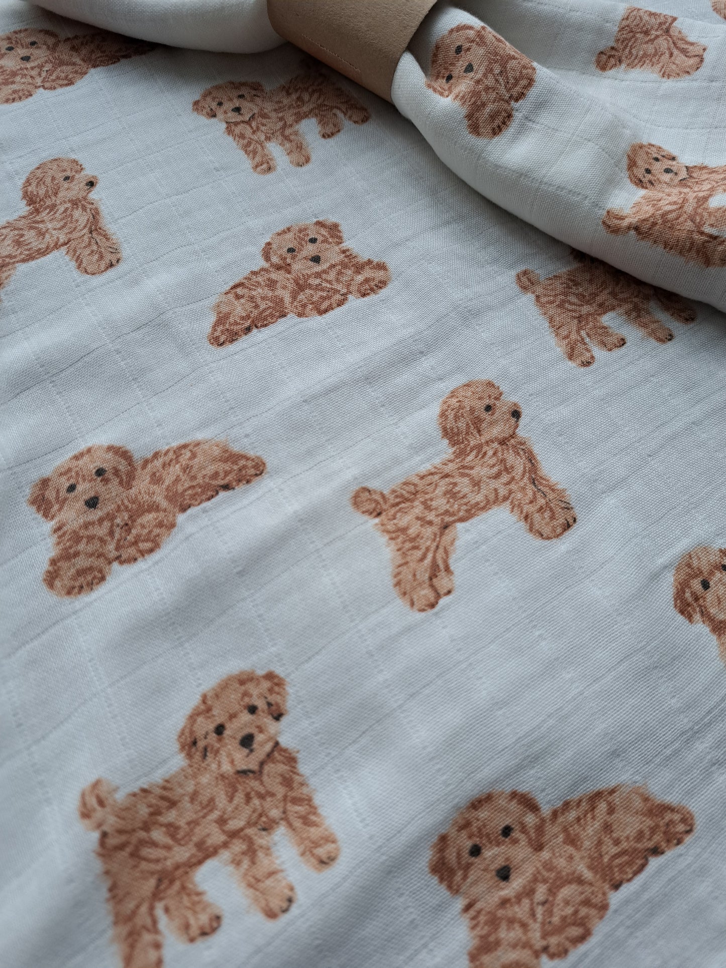 Cockerpoo / Cavapoo Dog Muslin Square