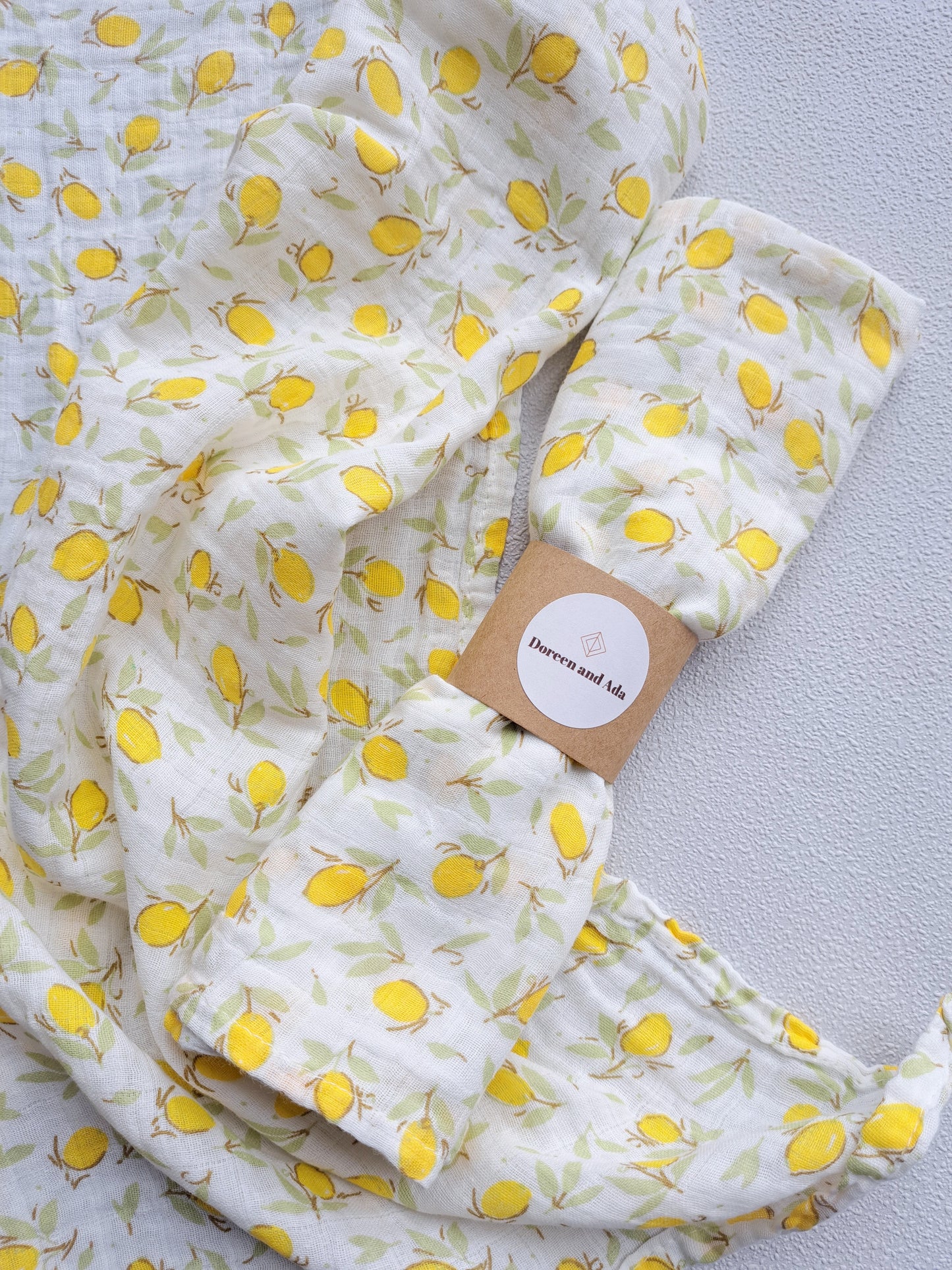 Lemon Muslin Square