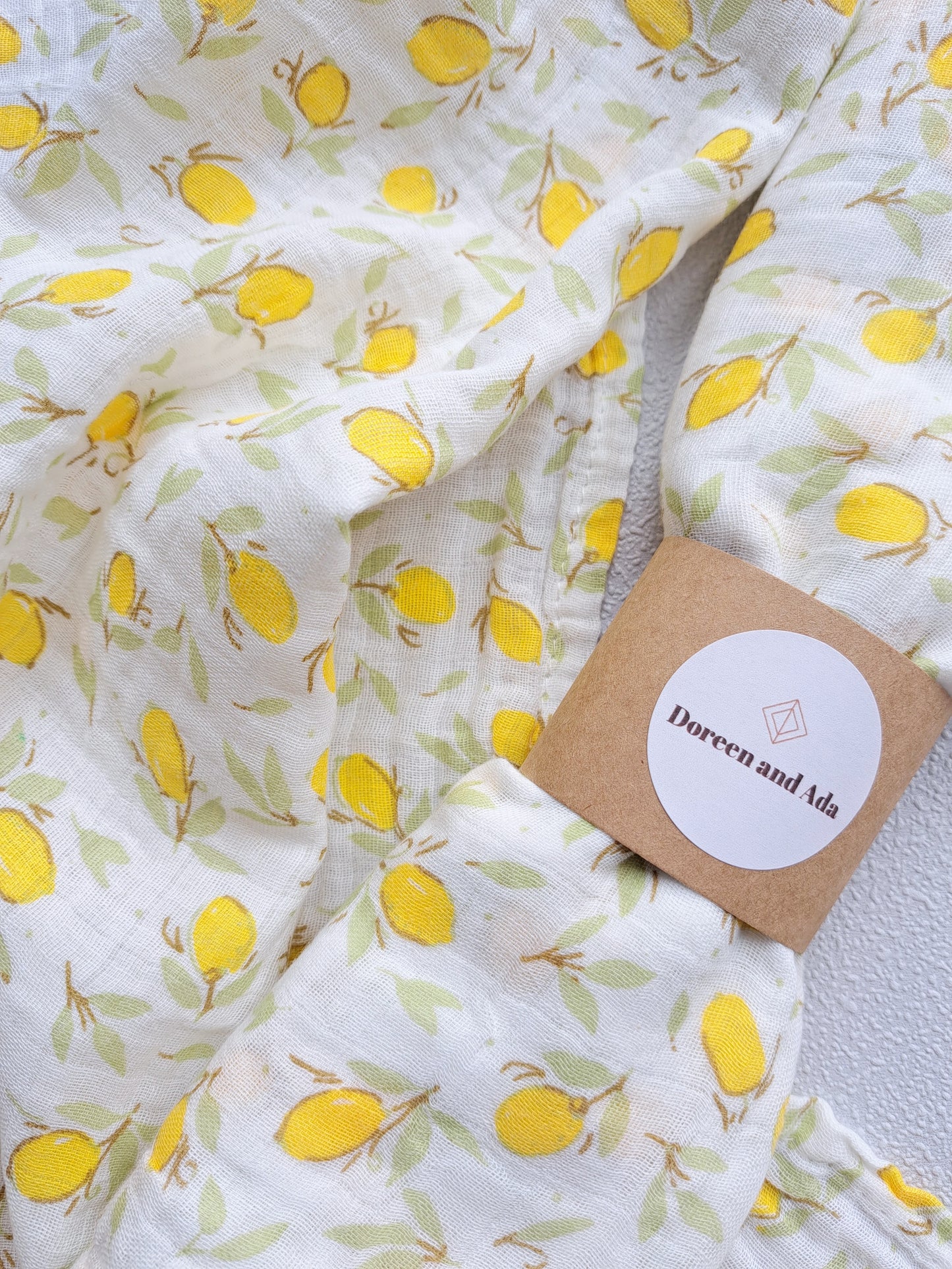 Lemon Muslin Square