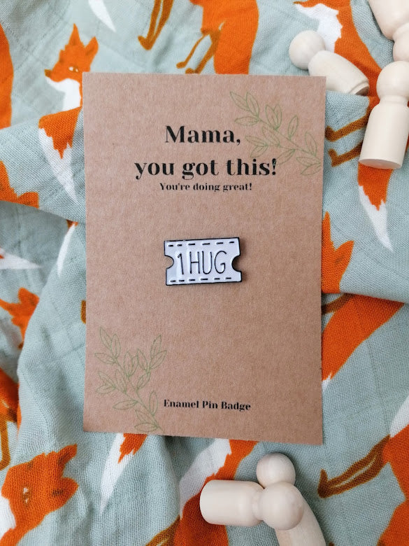 Mama Positivity Enamel Pin Badges
