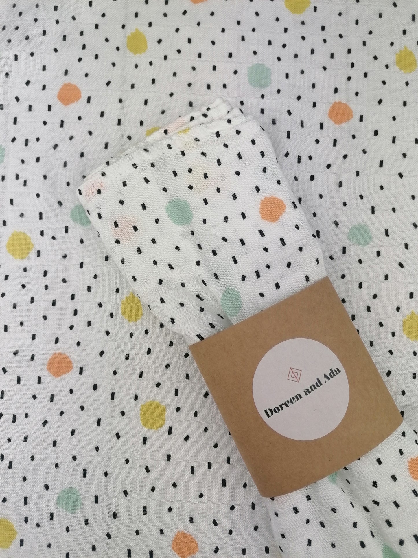 Dotty Muslin Square