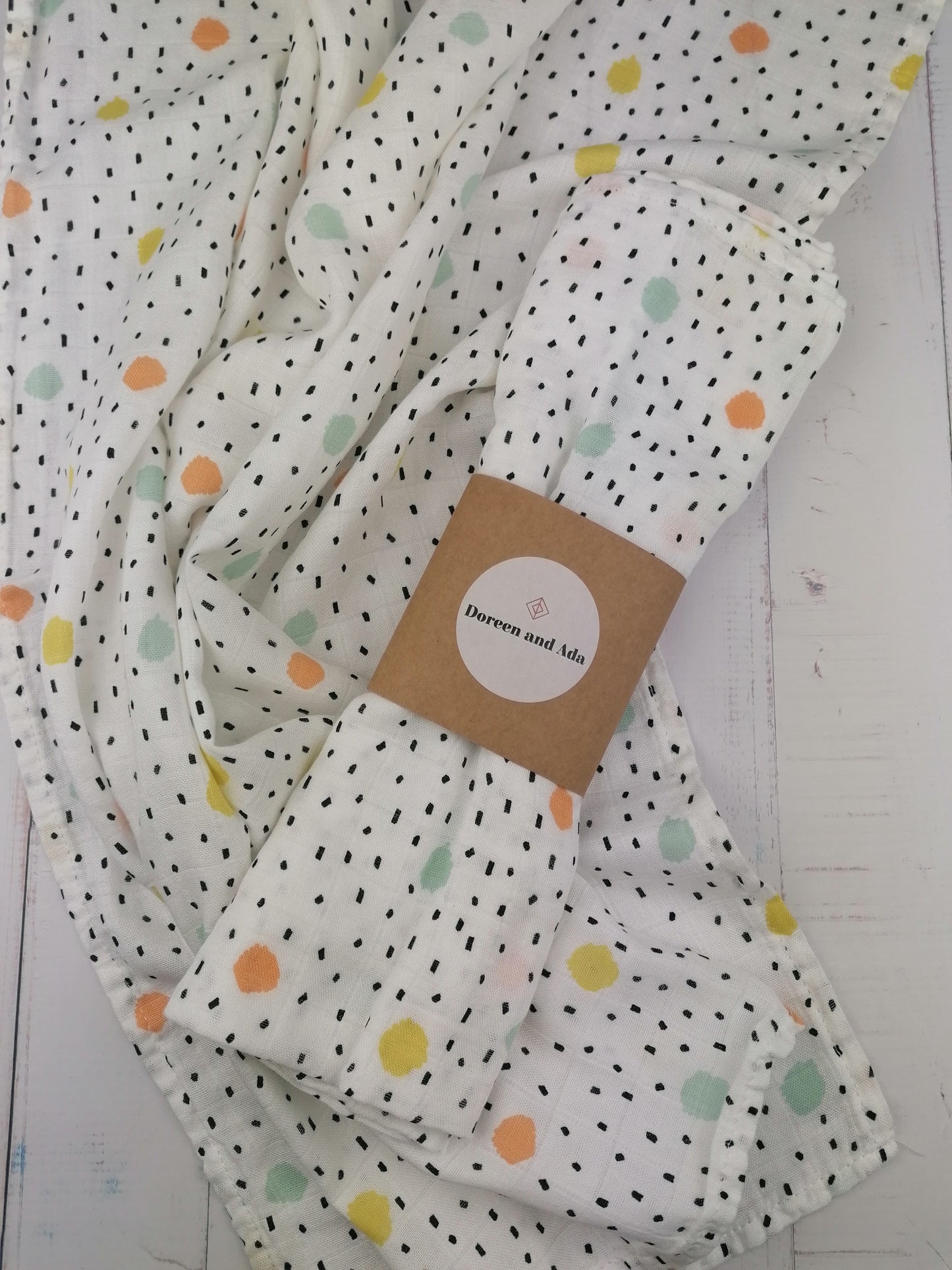 Dotty Muslin Square