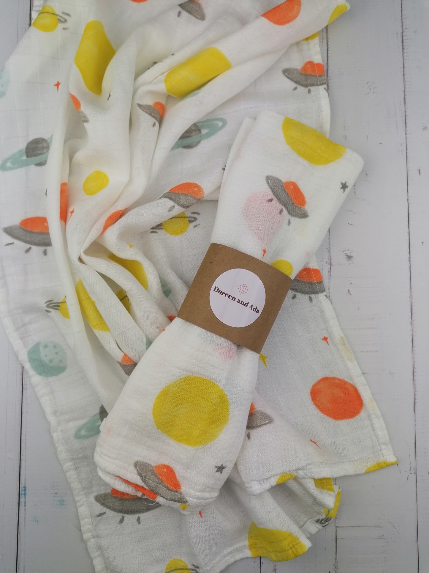 Solar System Muslin Square