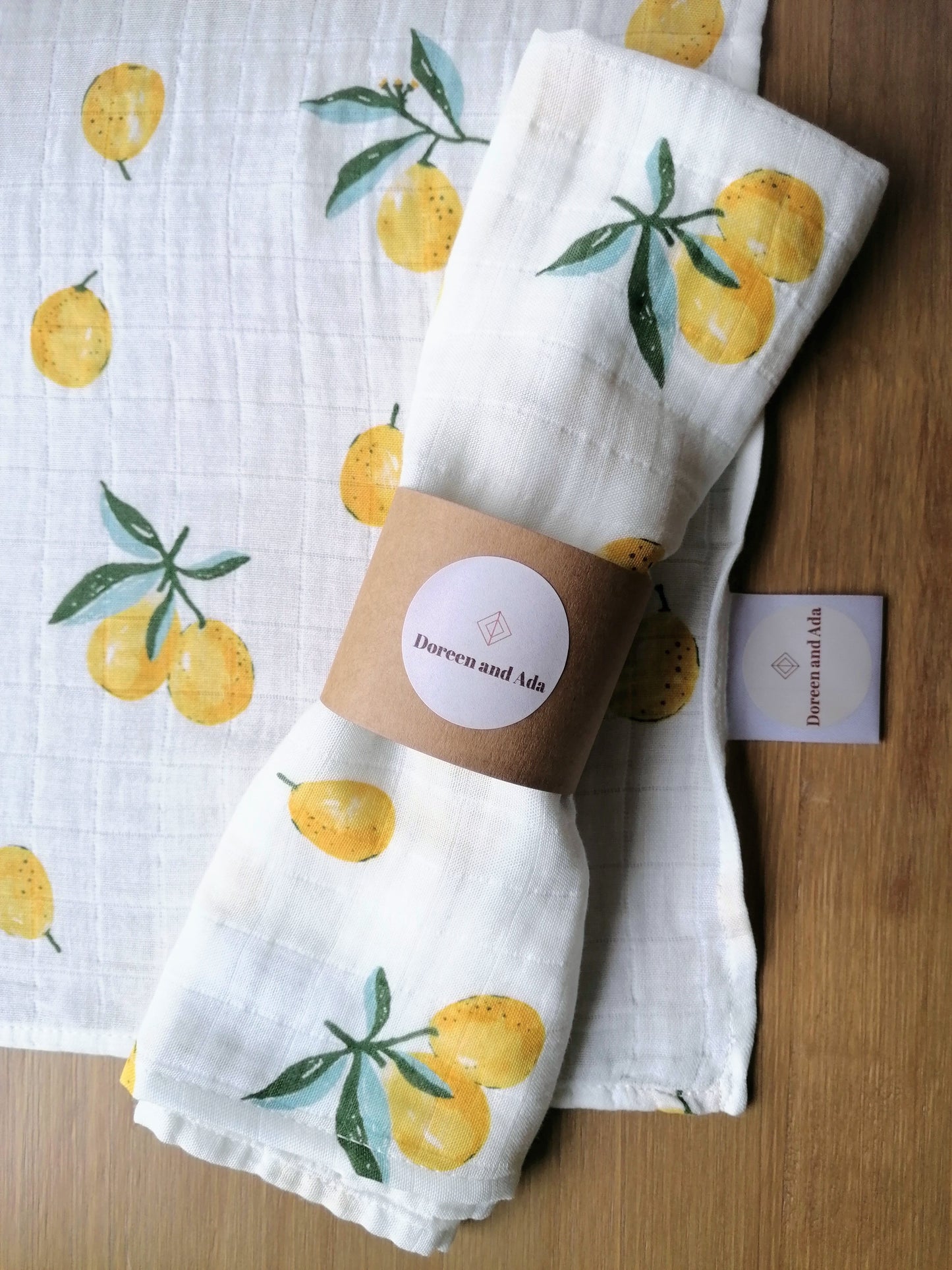 Lemon Muslin Square